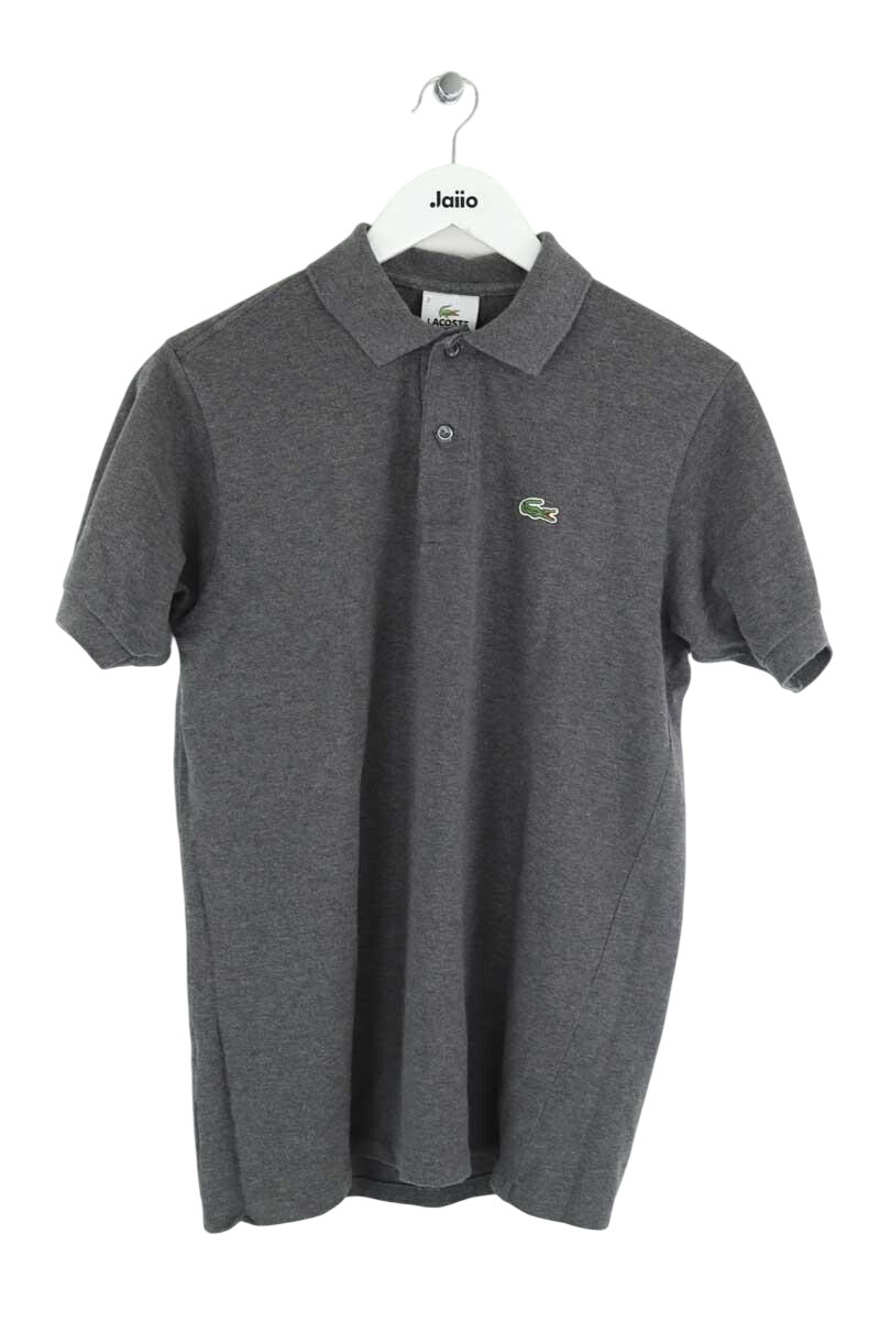 Cotton polo shirt LACOSTE - SECONDE MAIN Grey