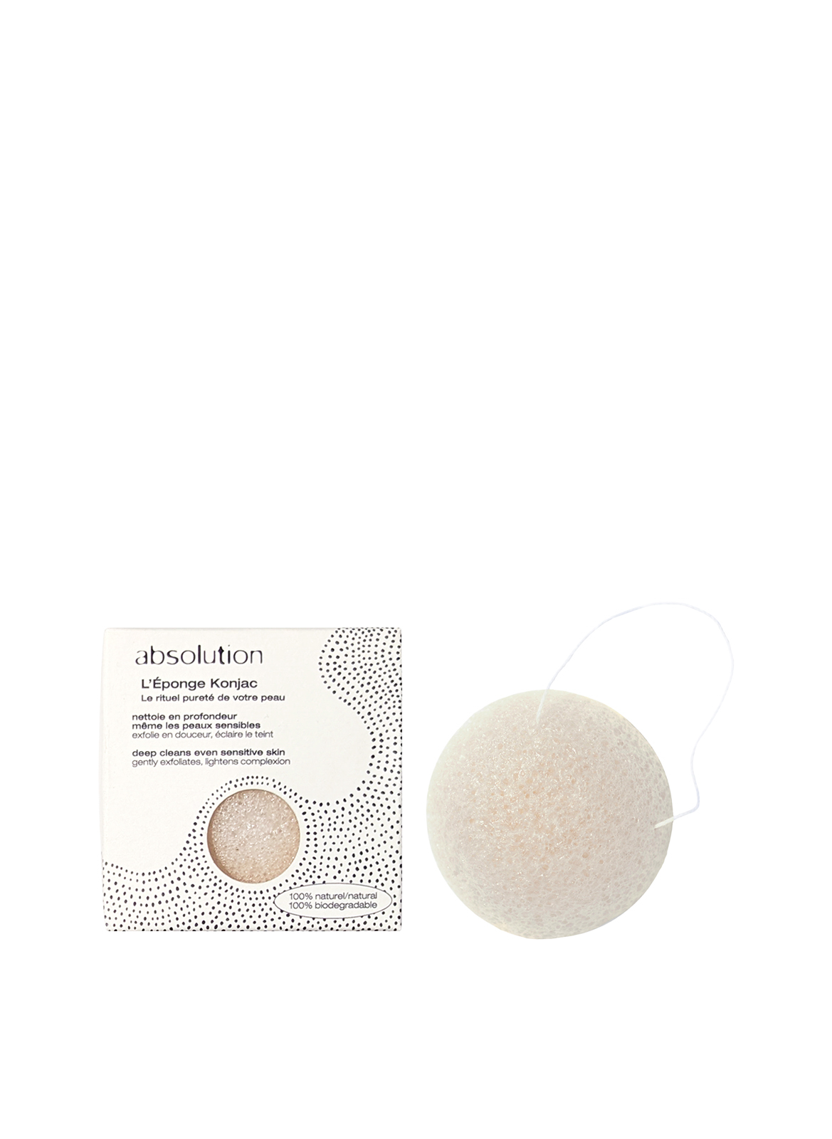 Eponge Konjac ABSOLUTION No color