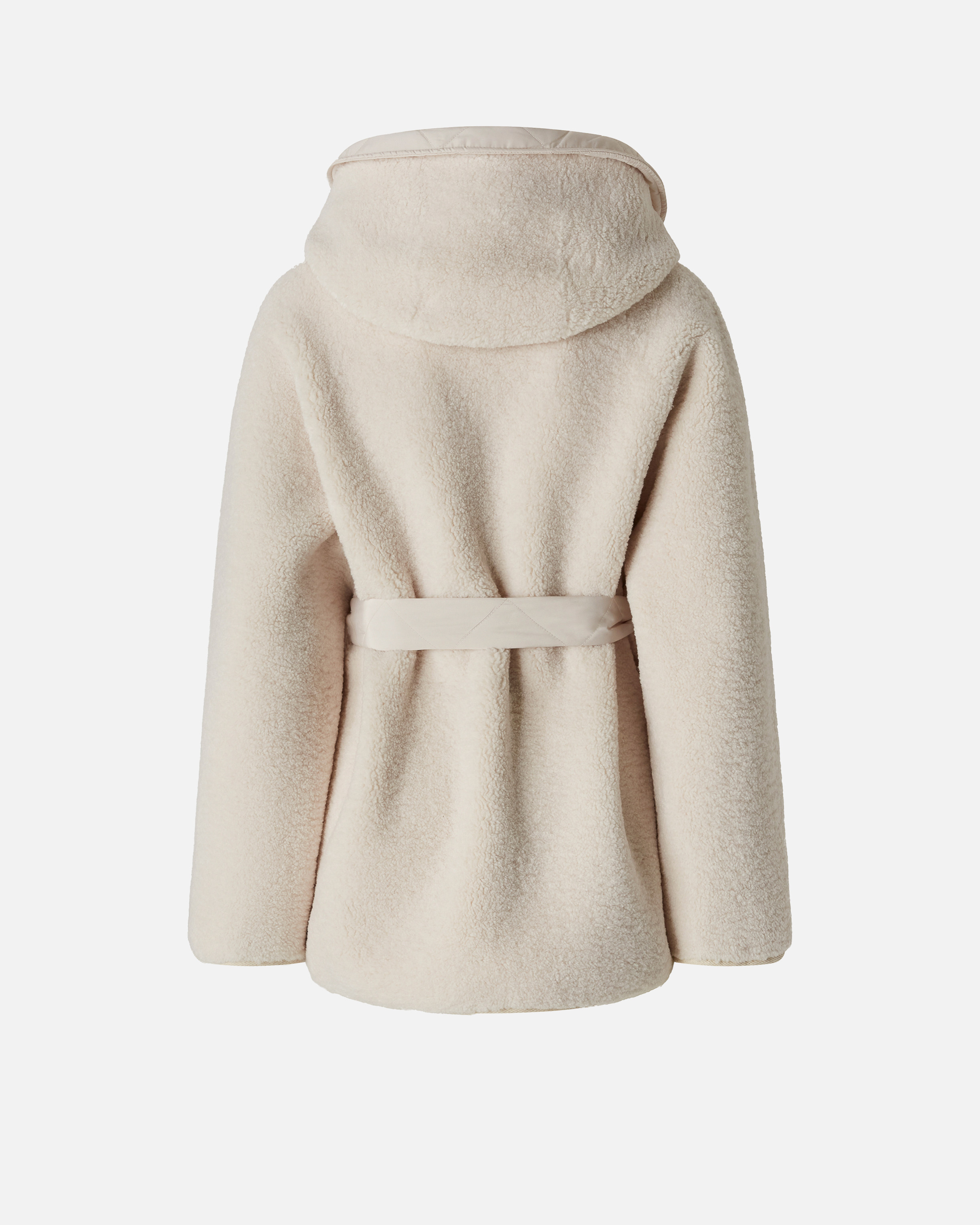 Short Teddy-style Peacoat PINKO Beige