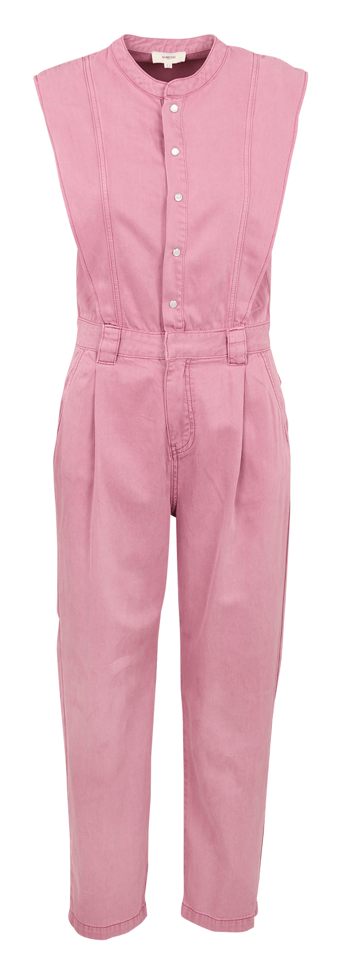 Long round-neck dress SUNCOO Pink