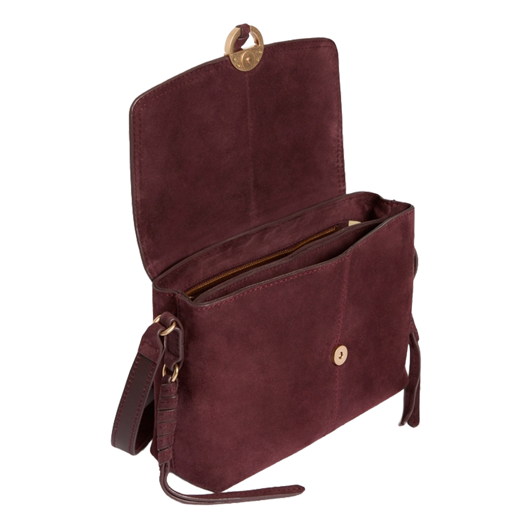 Dori leather shoulder bag VANESSA BRUNO Pink