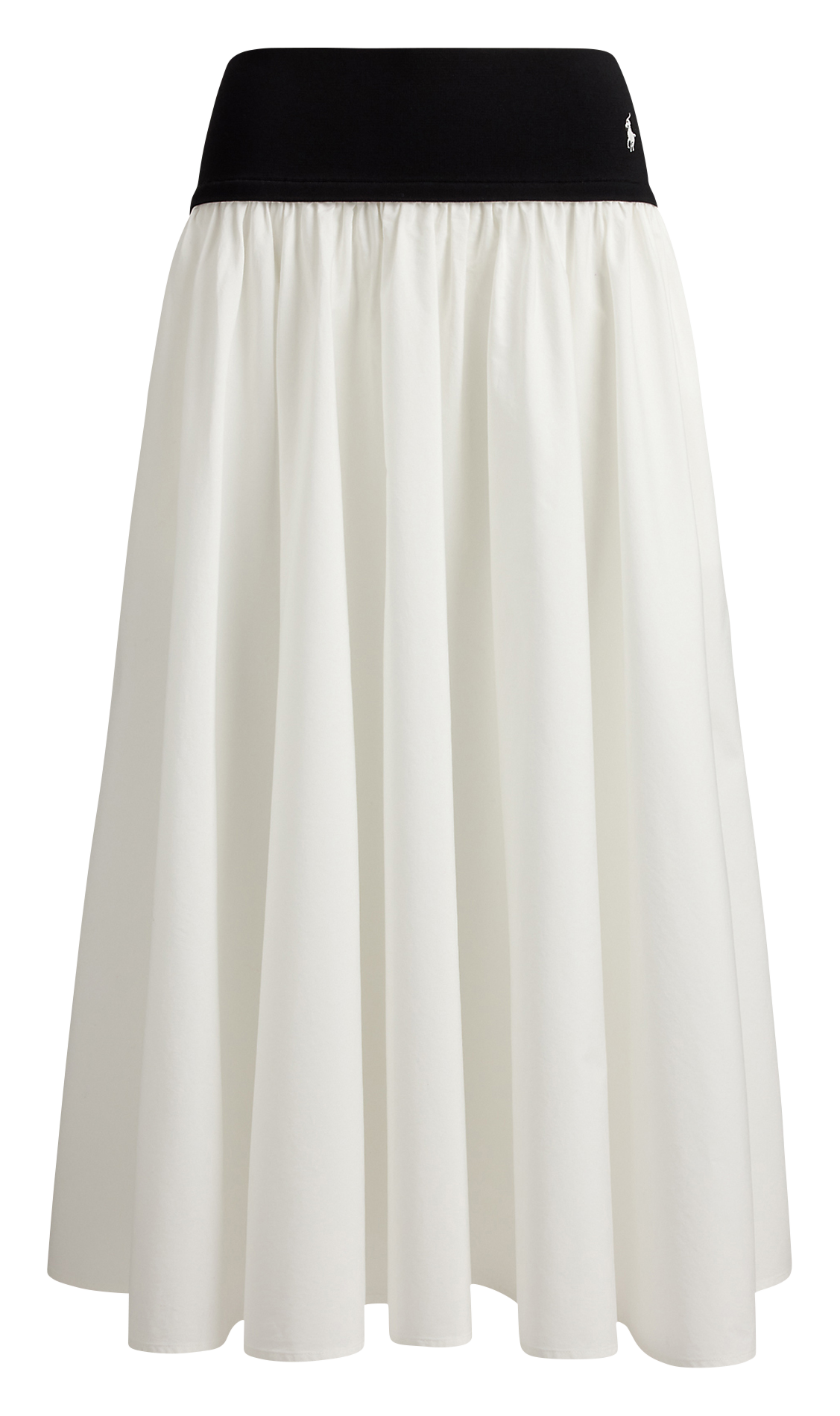 A-line long cotton skirt POLO RALPH LAUREN White