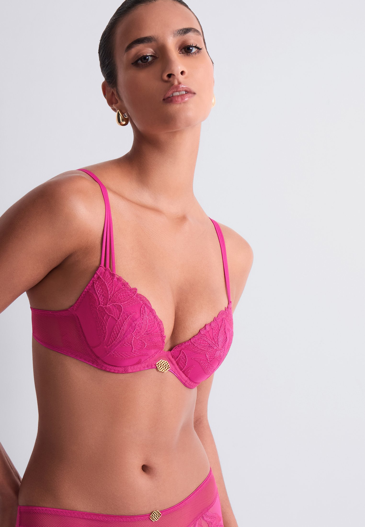 Oxygen push-up bra AUBADE Pink