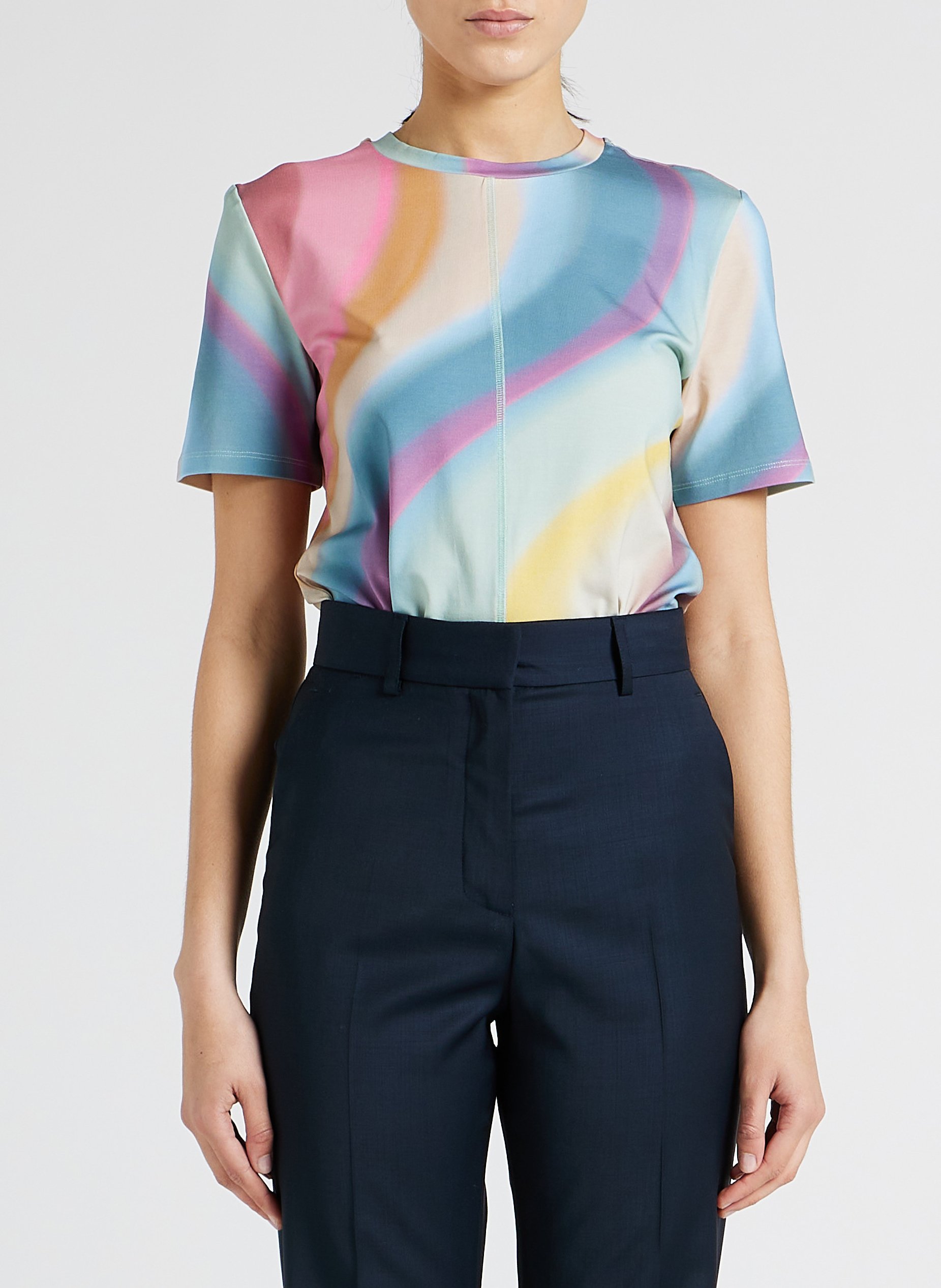 Tee-shirt col rond imprimé tie and dye PAUL SMITH Multicolore