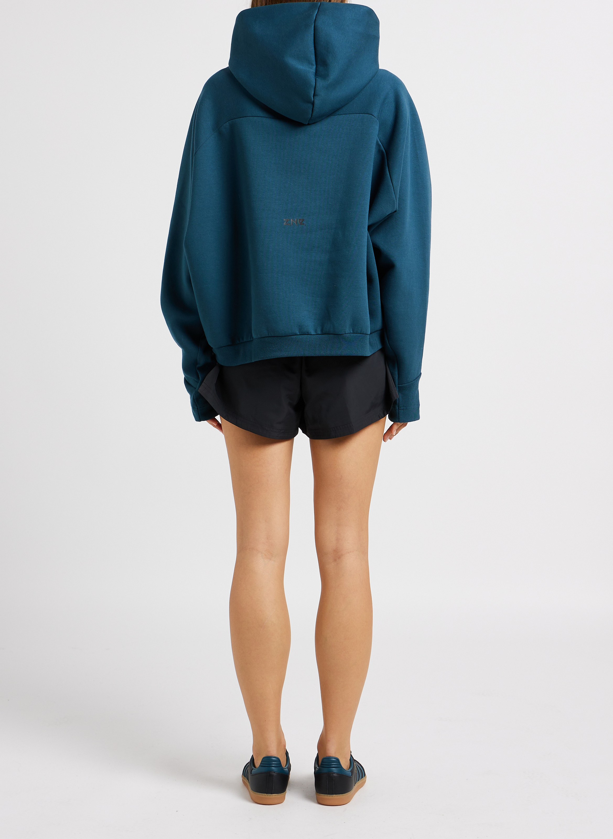 Kapuzenjacke mit Rundhalskragen ADIDAS Blau