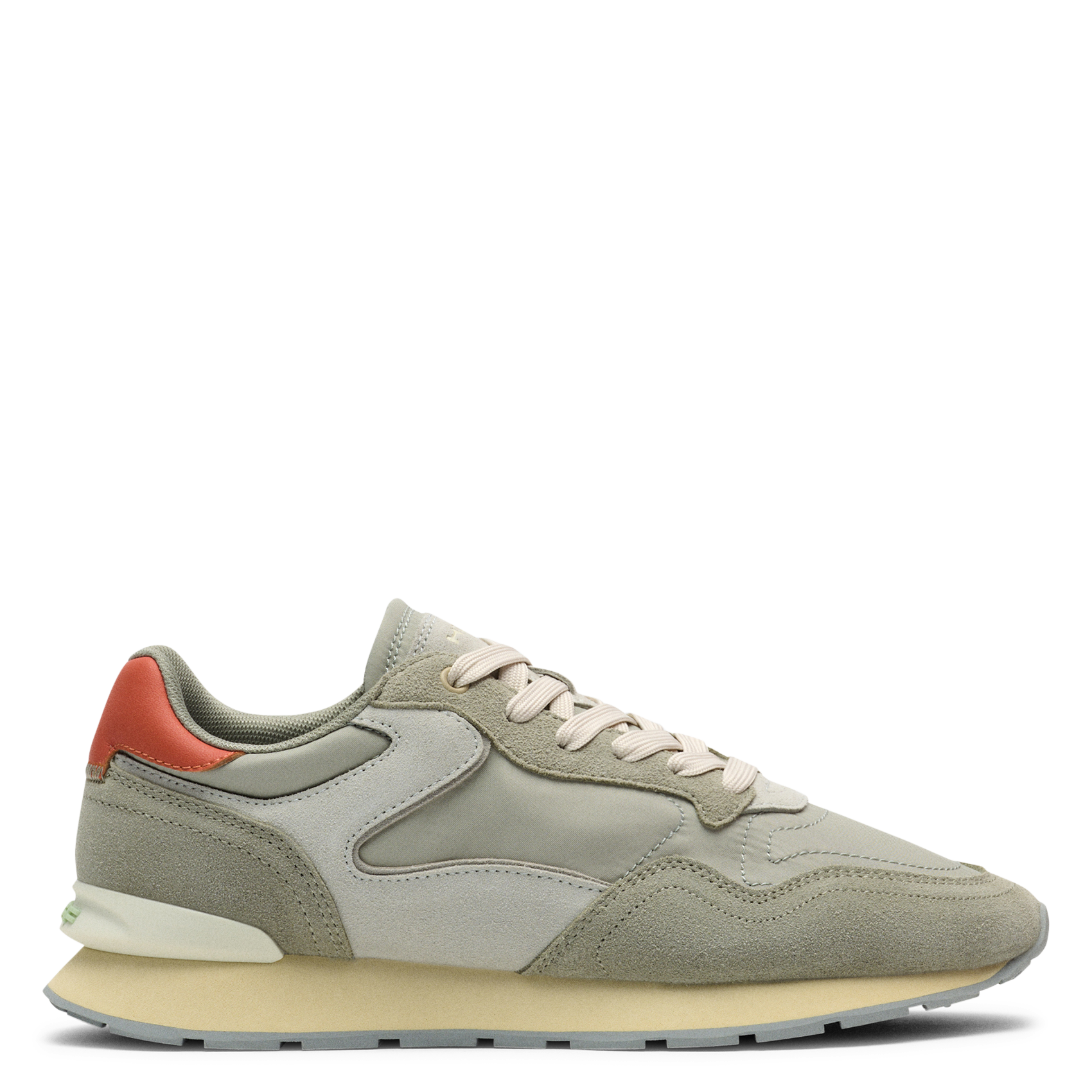 Niedrige Sneaker aus Leder-Mix HOFF Khaki