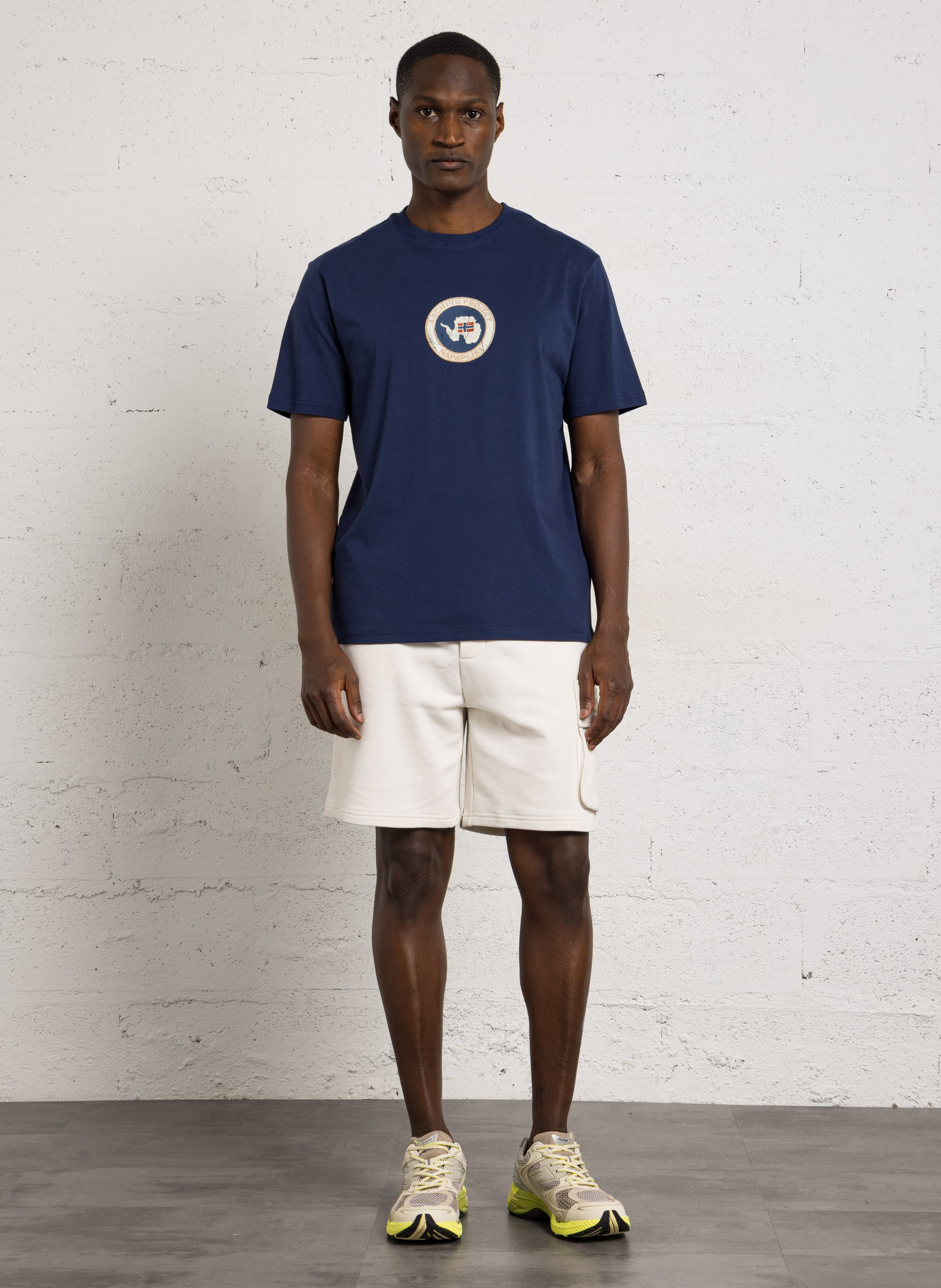 Gerade geschnittene Baumwollshorts NAPAPIJRI Weiss