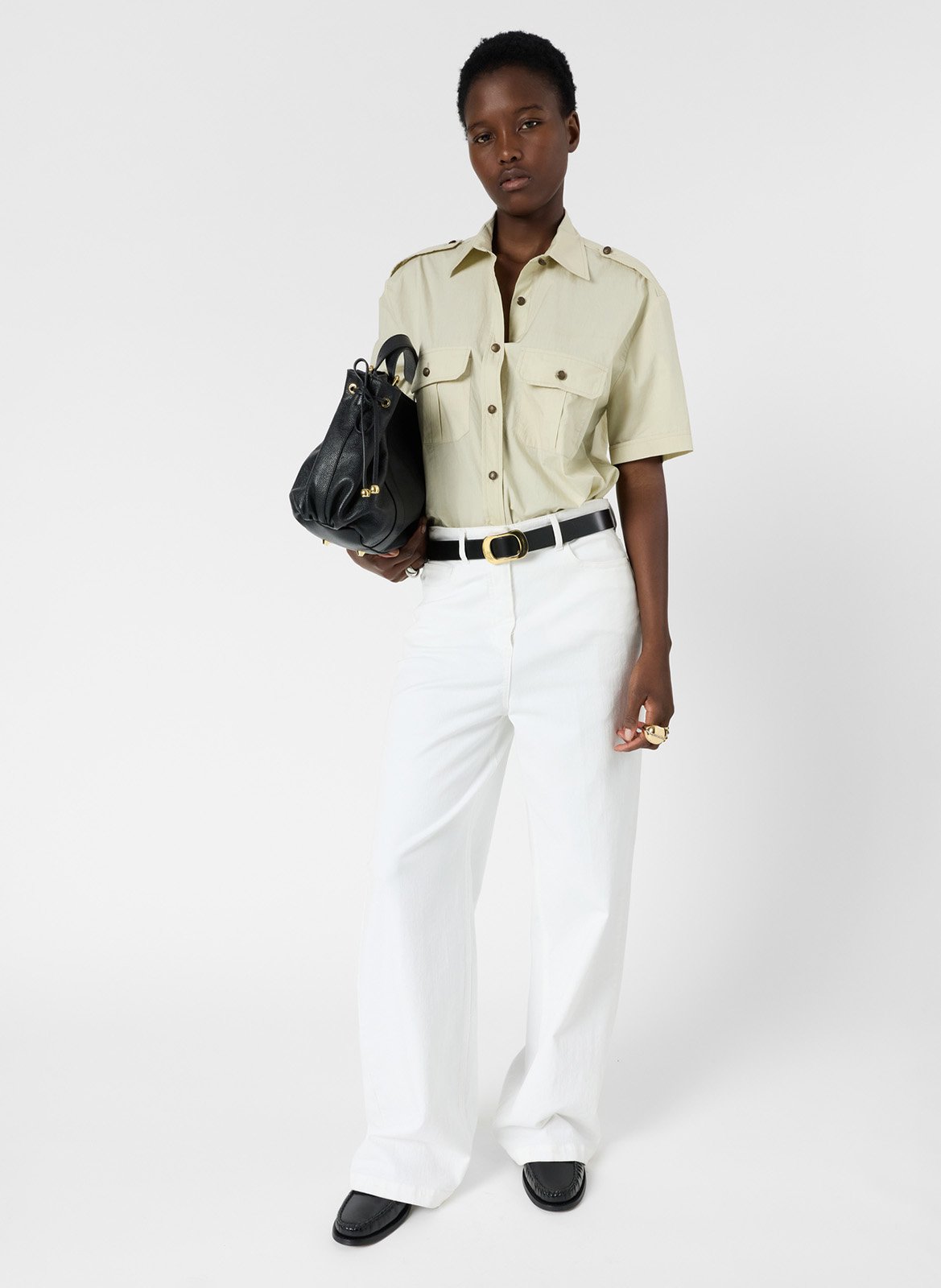 Baumwollhemd mit klassischem Kragen GERARD DAREL Grun