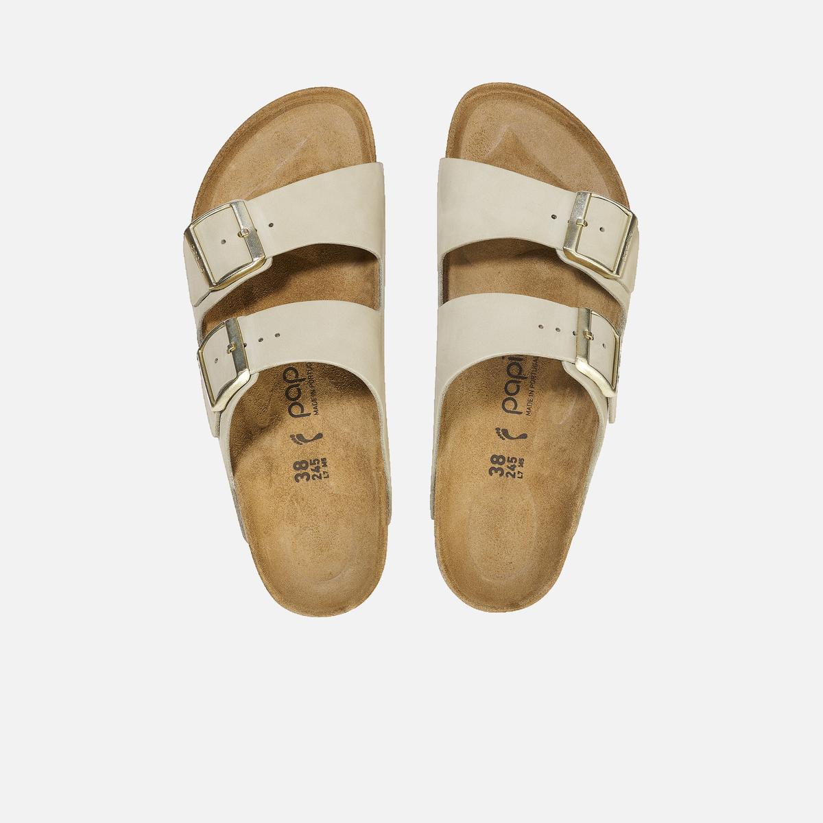 Arizona flat sandals BIRKENSTOCK Beige