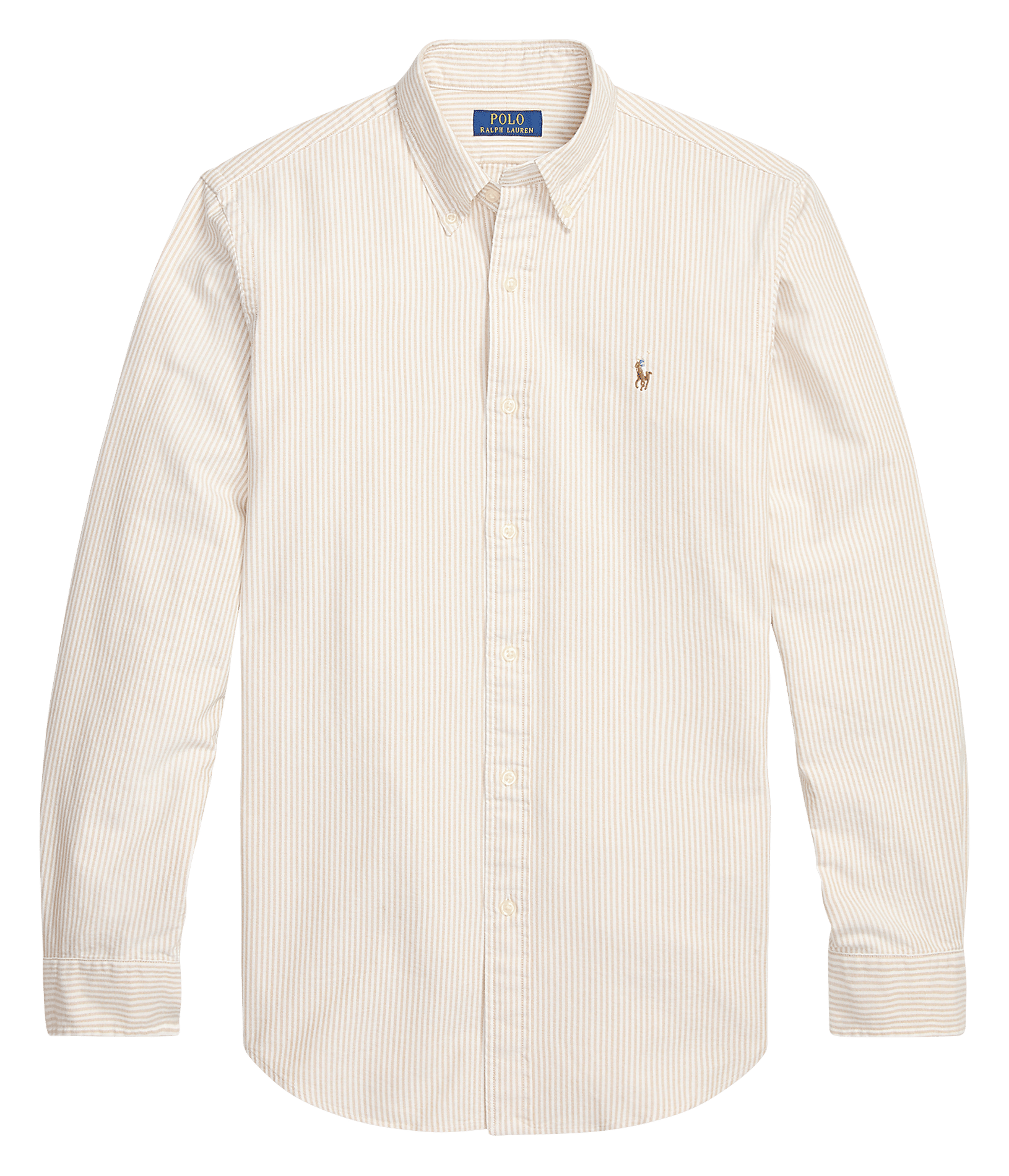 Blouse van voile met geweven strepen Rashaque POLO RALPH LAUREN Beige