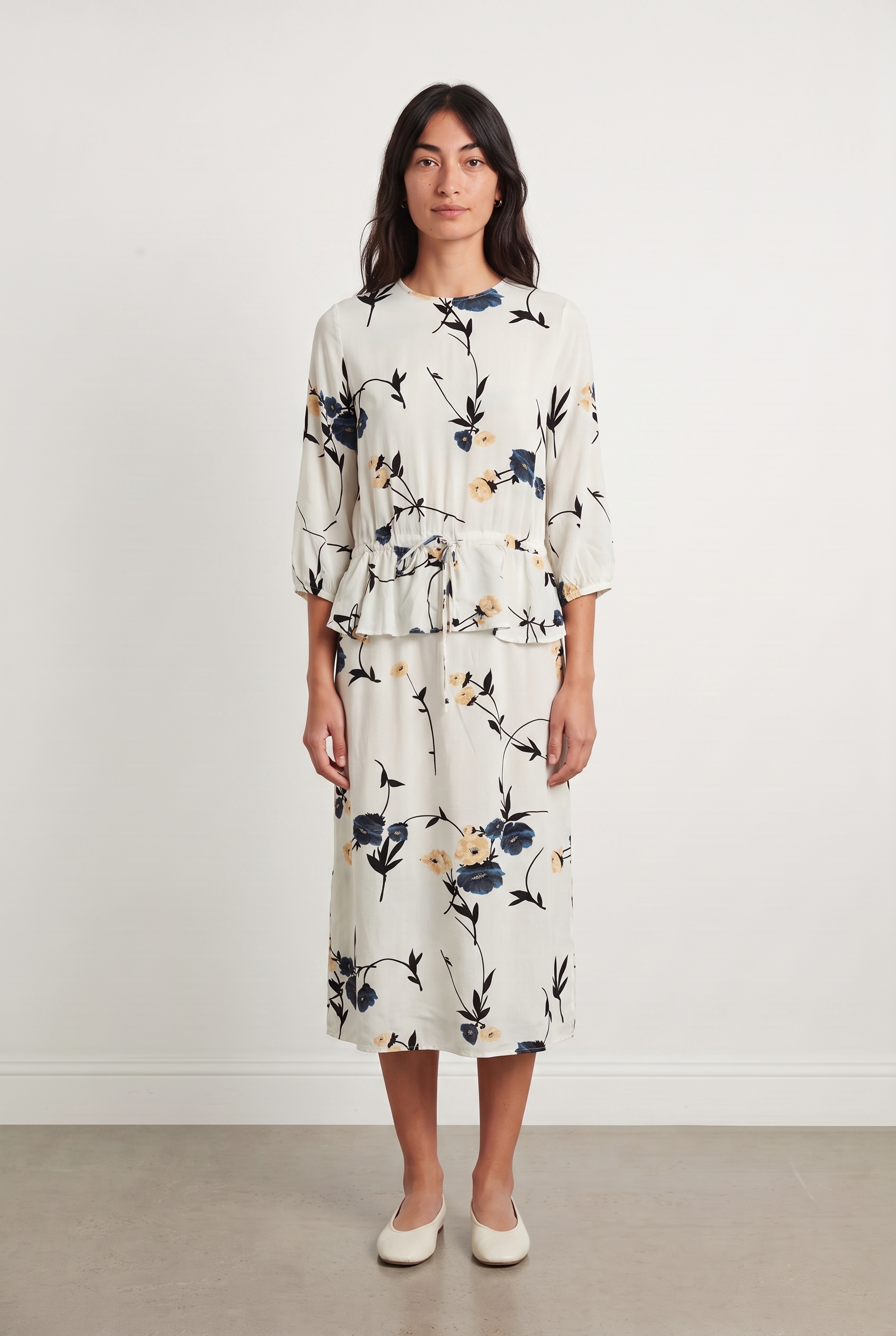 Robe courte & midi GANNI - Seconde Main Blanc