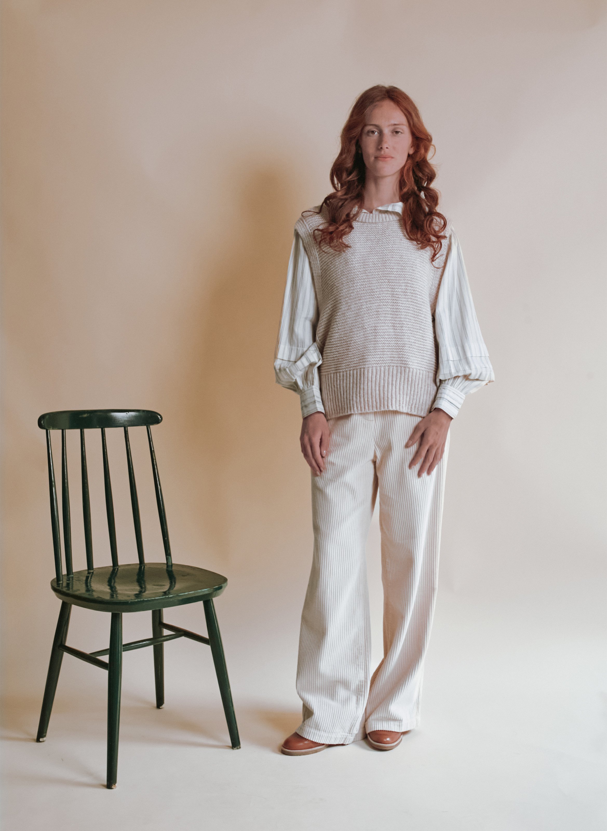 Loose-fitting cotton striped blouse EMILE ET IDA Multicolored