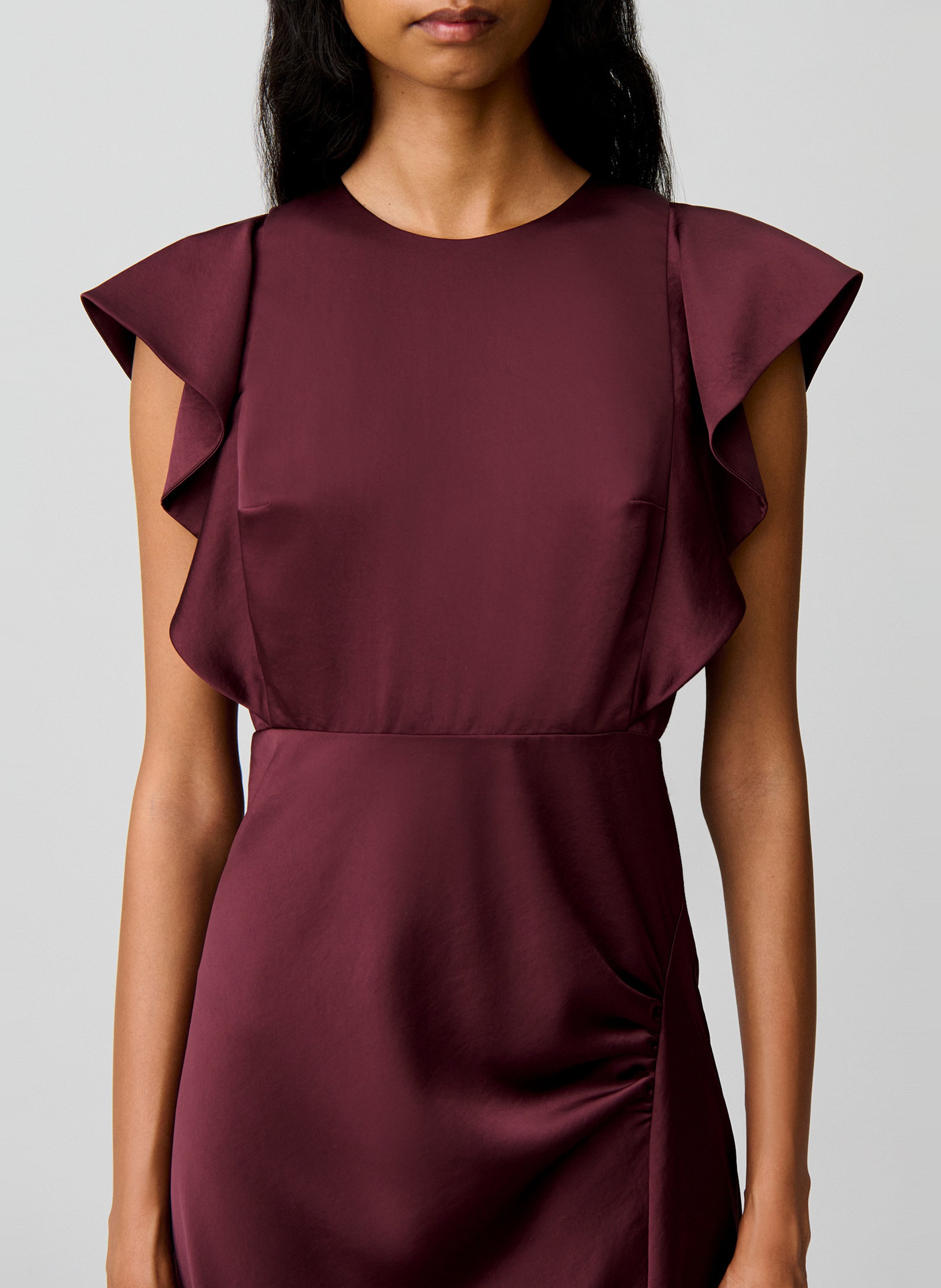 Robe longue cintrée CLAUDIE PIERLOT Rouge
