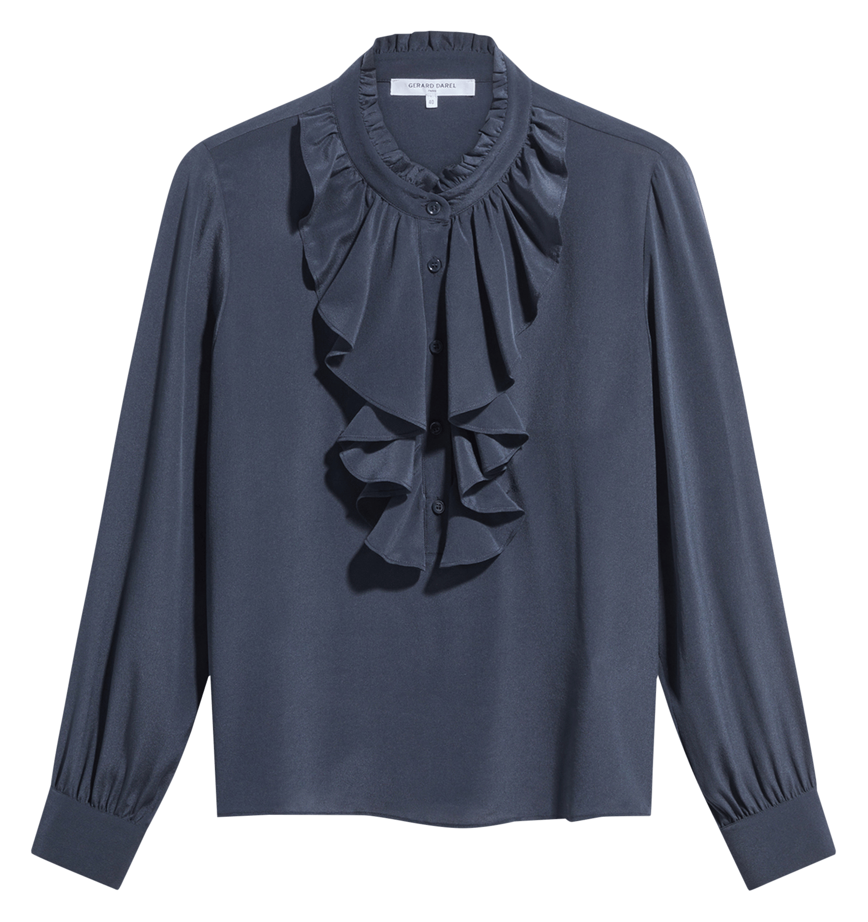 Geblümte Bluse mit Rundhalskragen GERARD DAREL Blau