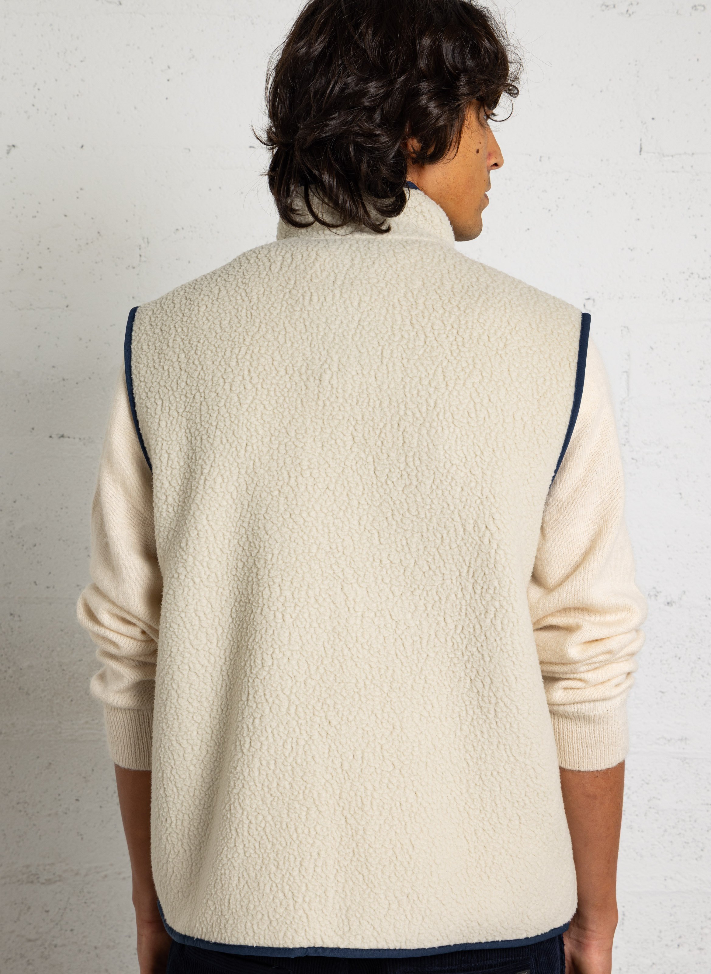Gerade Fleecejacke mit Stehkragen PATAGONIA Beige