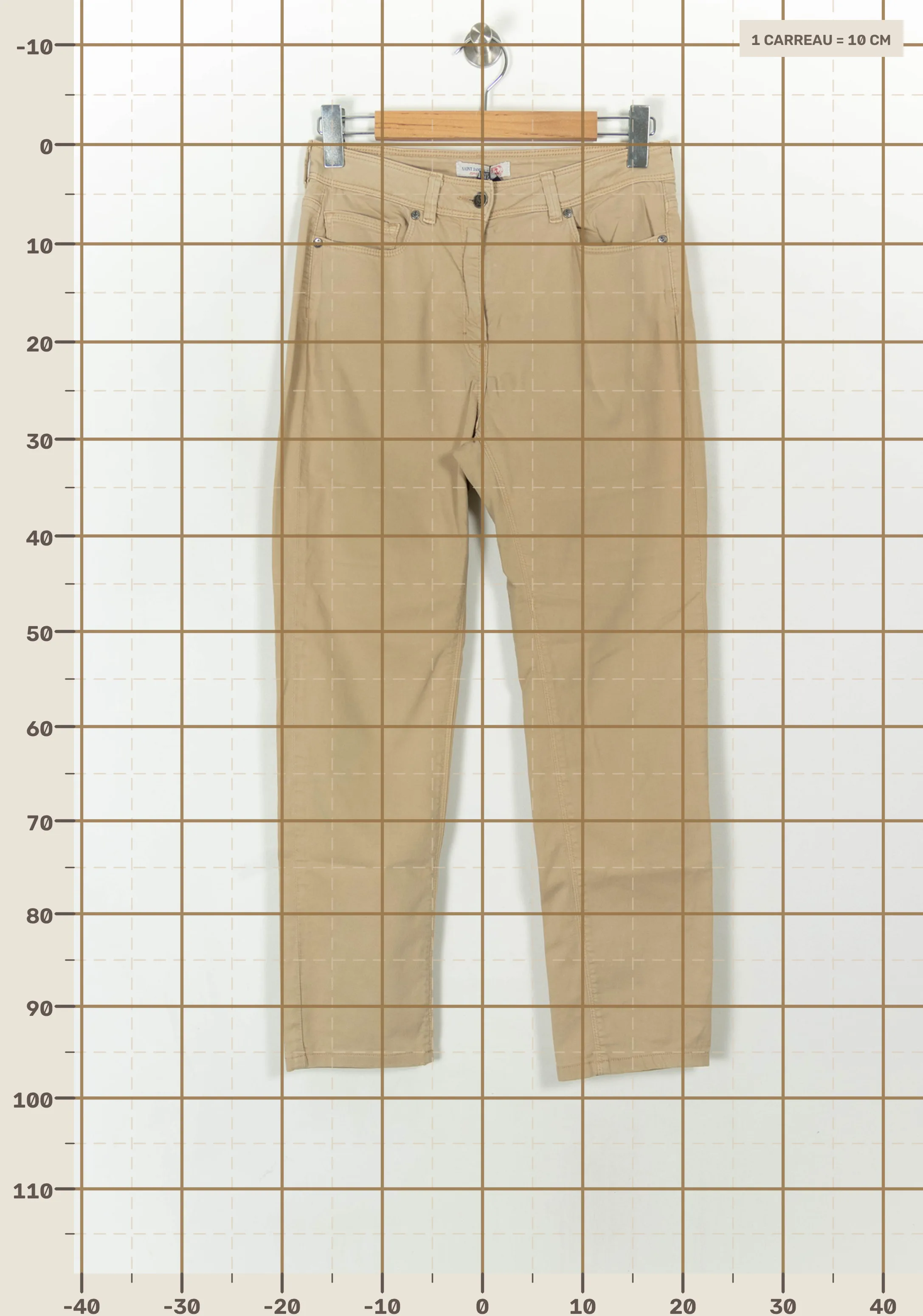 Jeans SAINT JAMES - Seconde Main Beige
