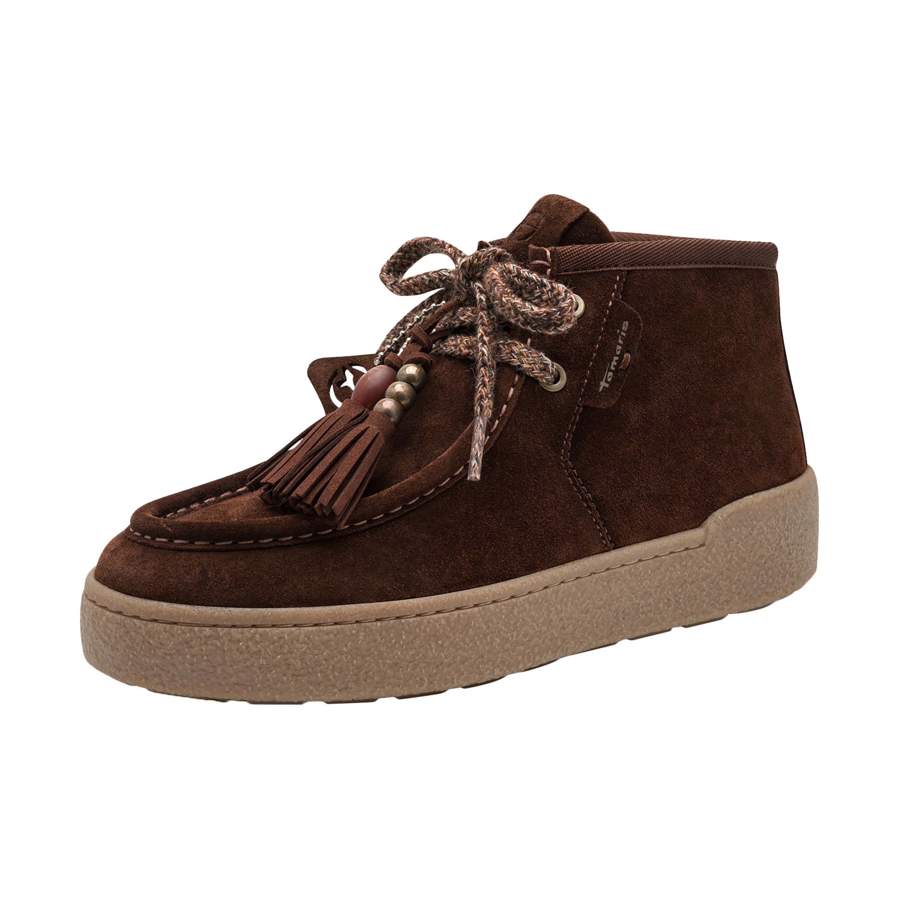 Leather ankle boot TAMARIS Brown