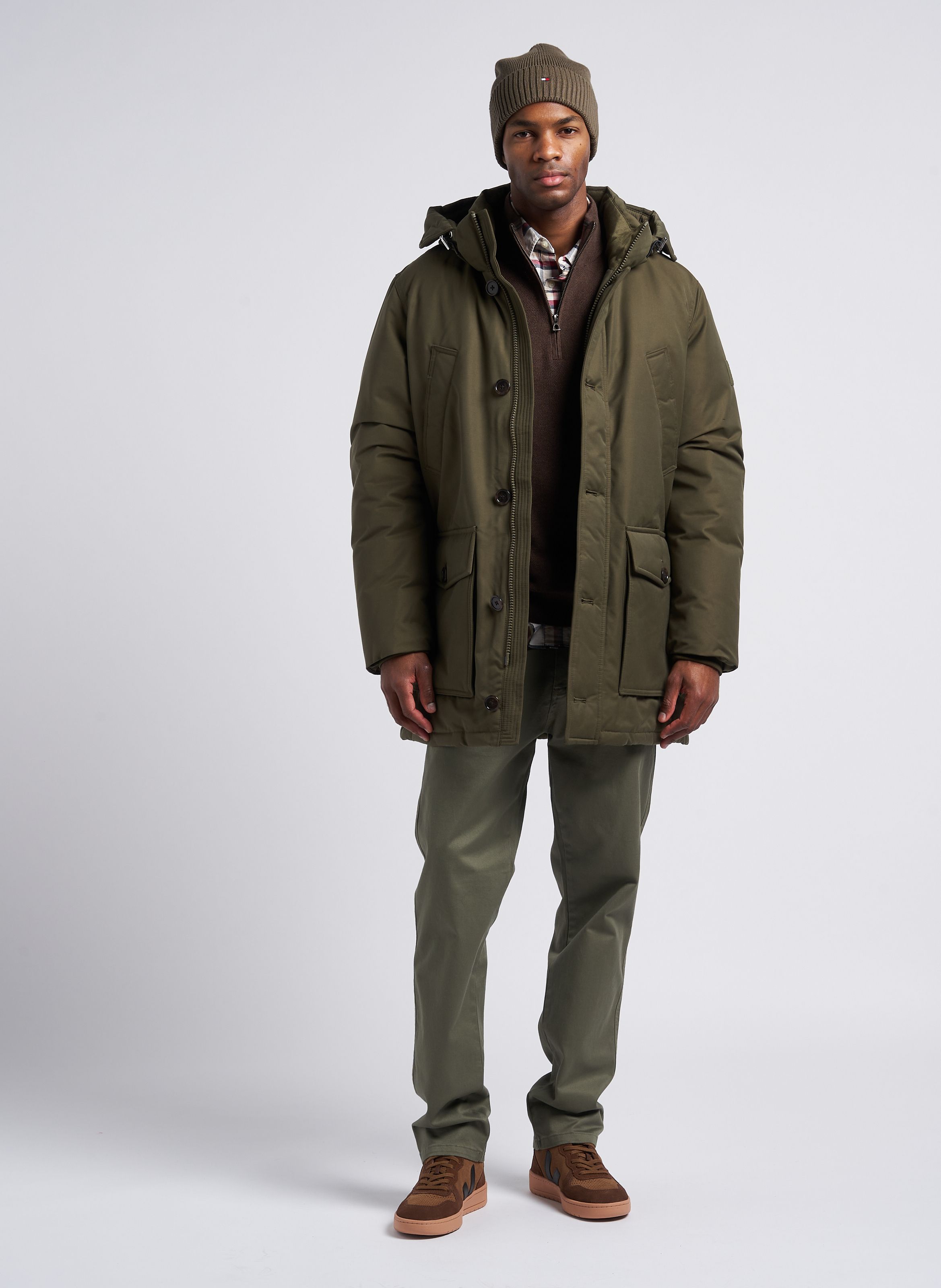 Mens parka best sale jacket tommy hilfiger