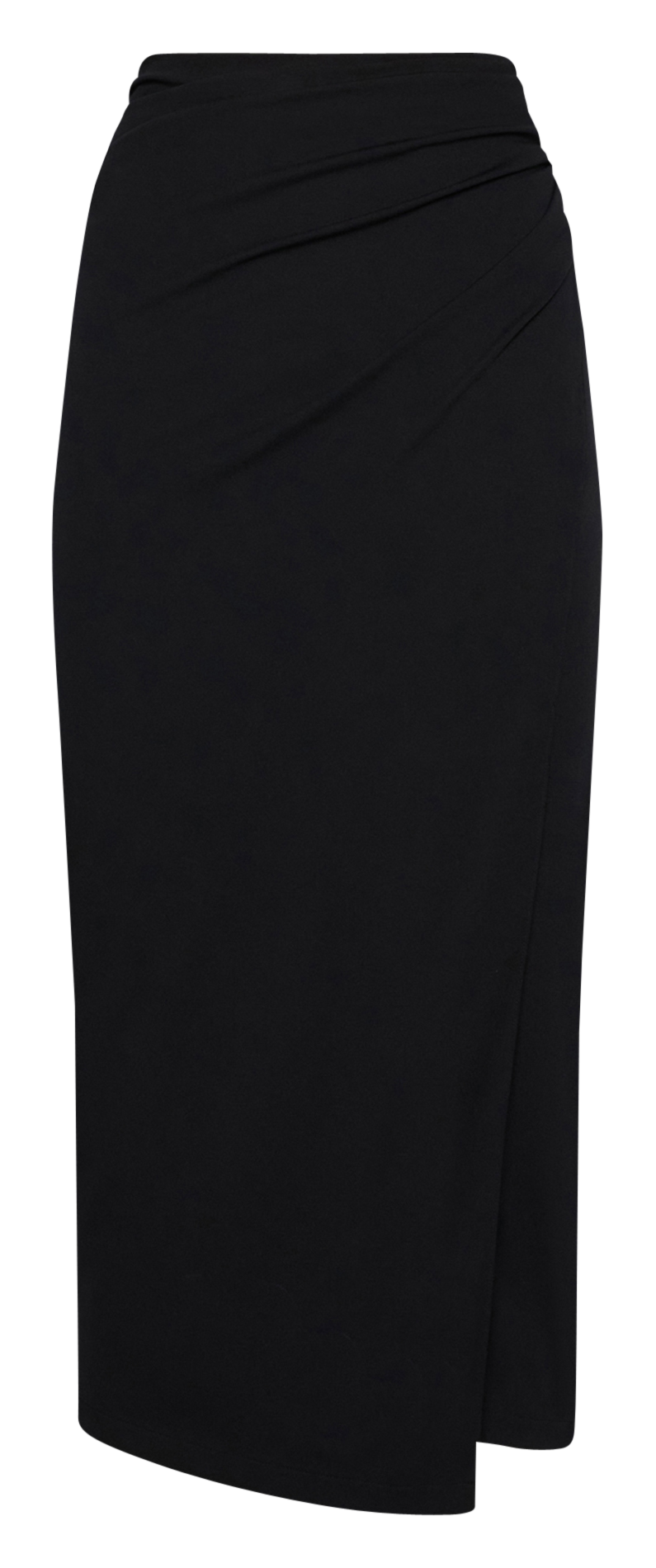 Jupe ajustée taille haute drapée WOLFORD Noir
