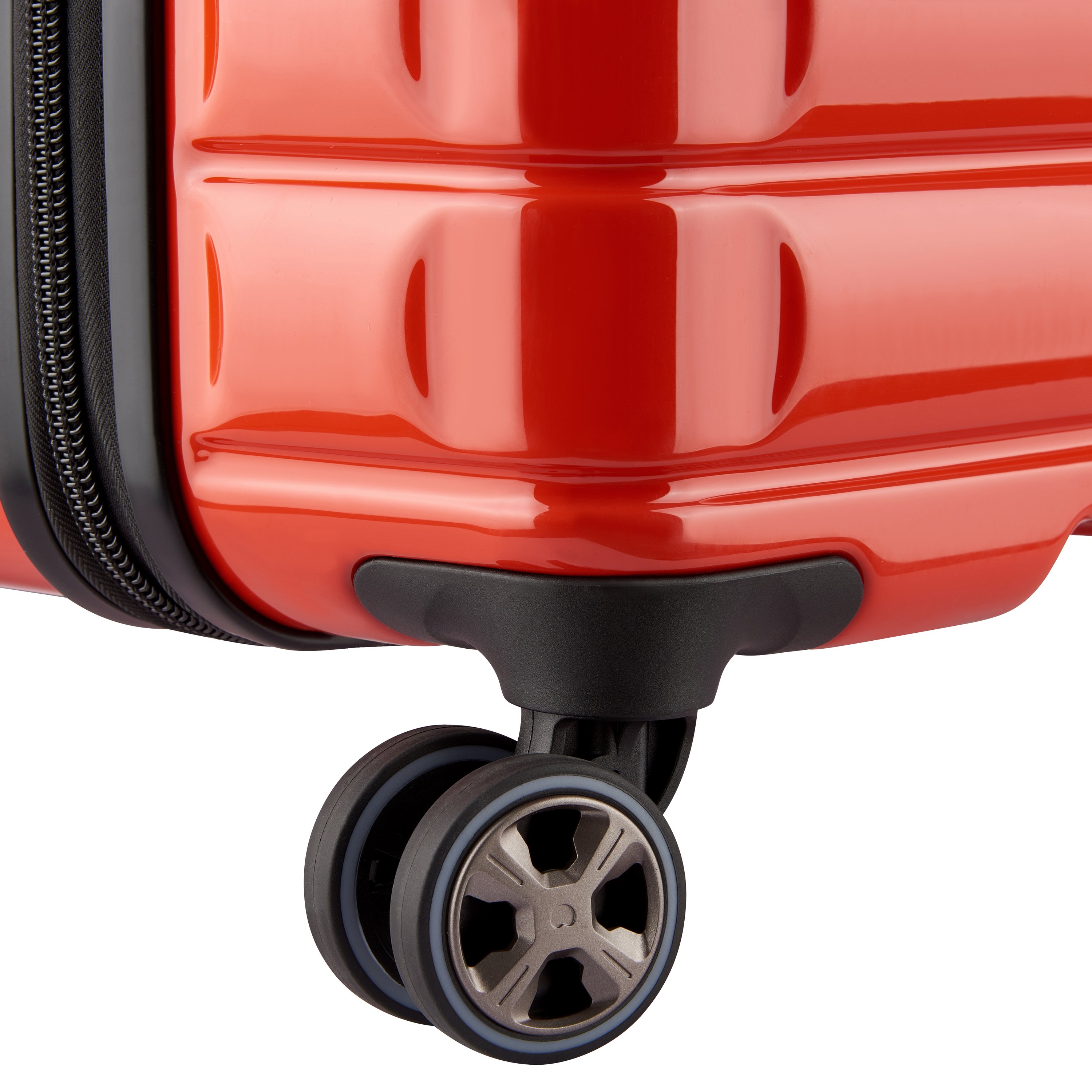 Rigid hold suitcase DELSEY PARIS Red