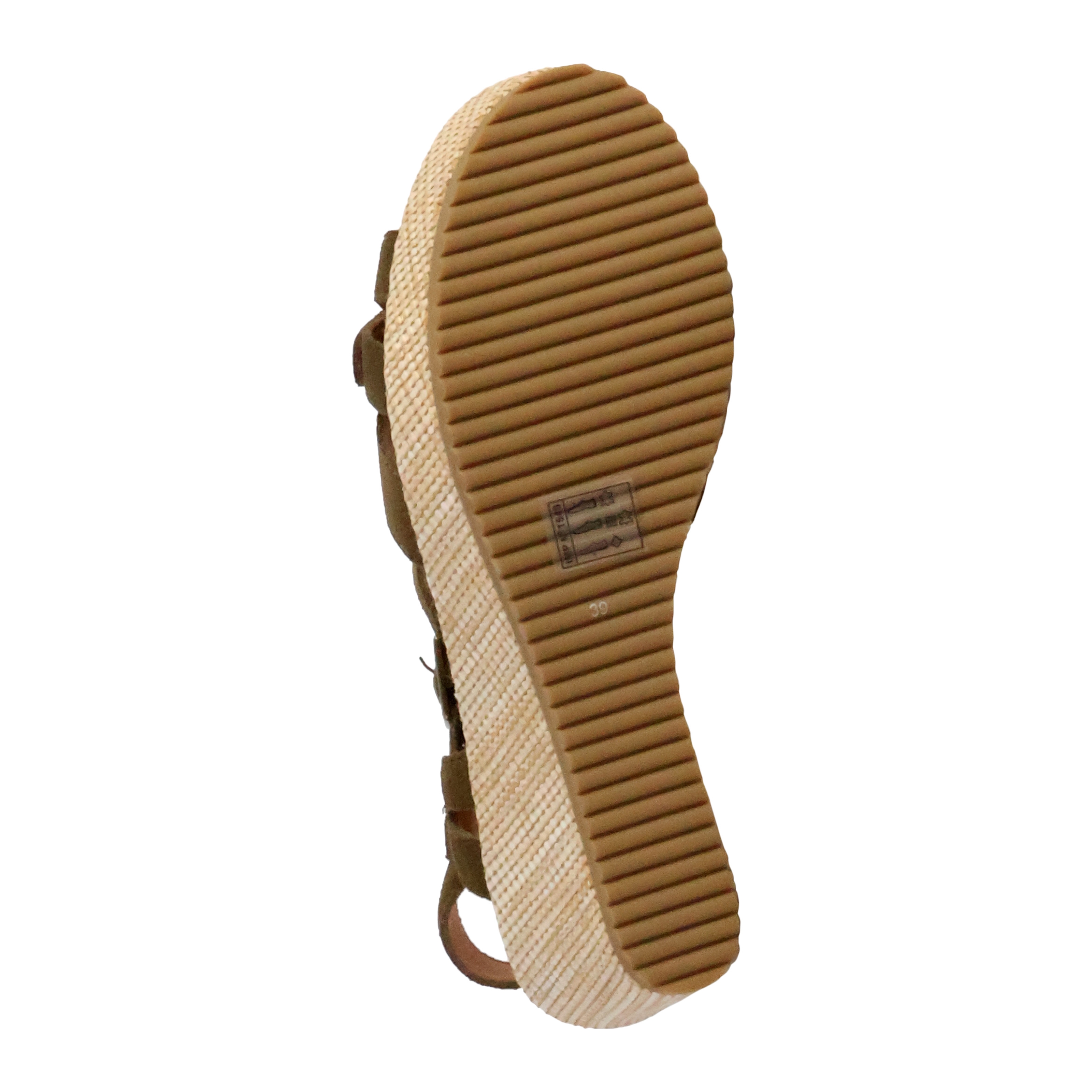 Esabel leather wedge sandal EMILIE KARSTON Khaki