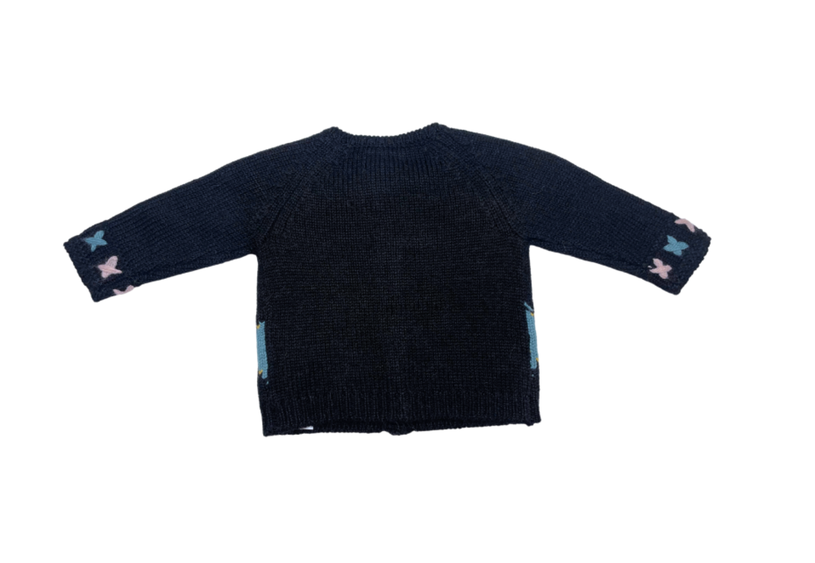 Blue baby cardigan - 6 months BONTON - Seconde Main Blue