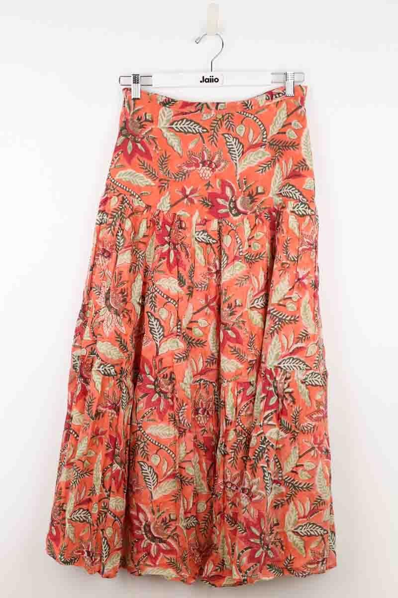 Cotton skirt ANTIK BATIK - Seconde Main Orange