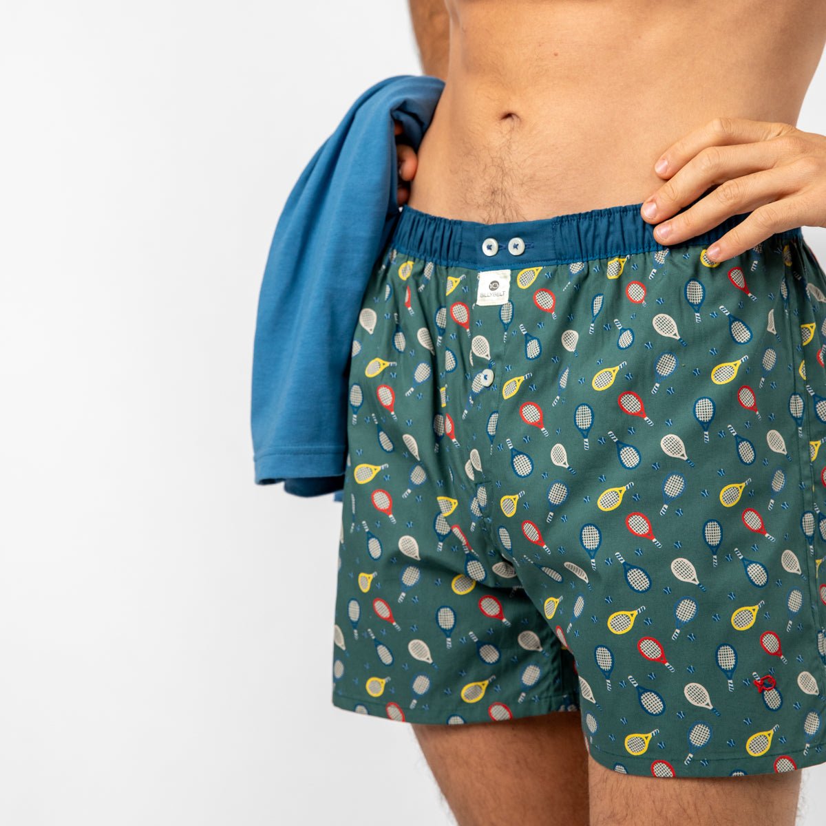 Organic cotton boxer shorts BILLYBELT Green