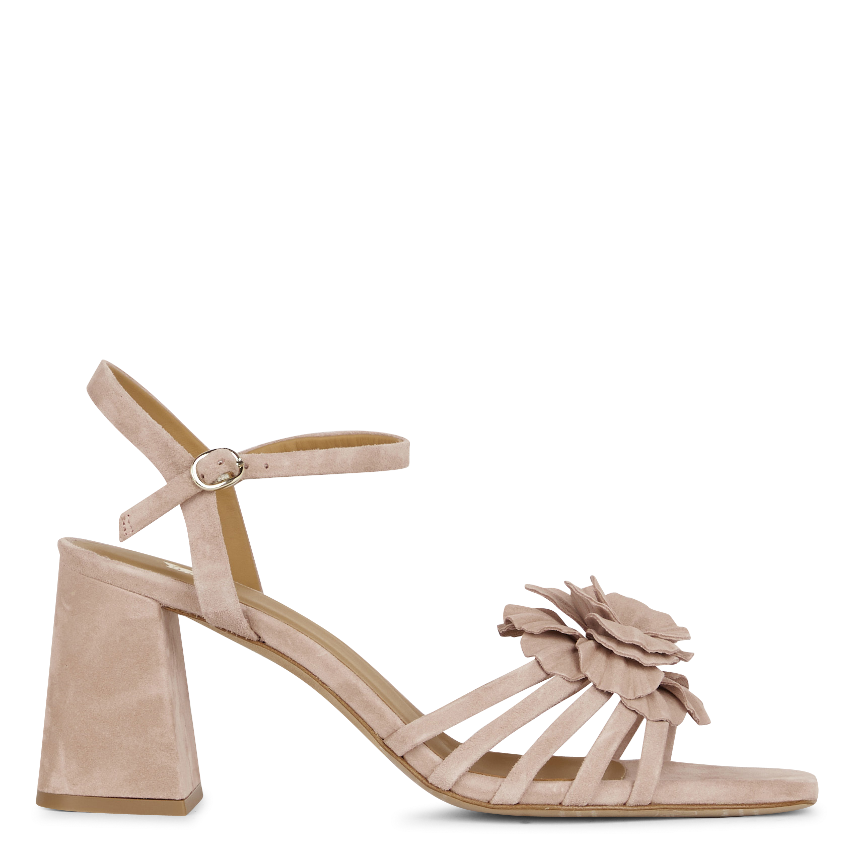 Sandales hautes en cuir BOBBIES Rose