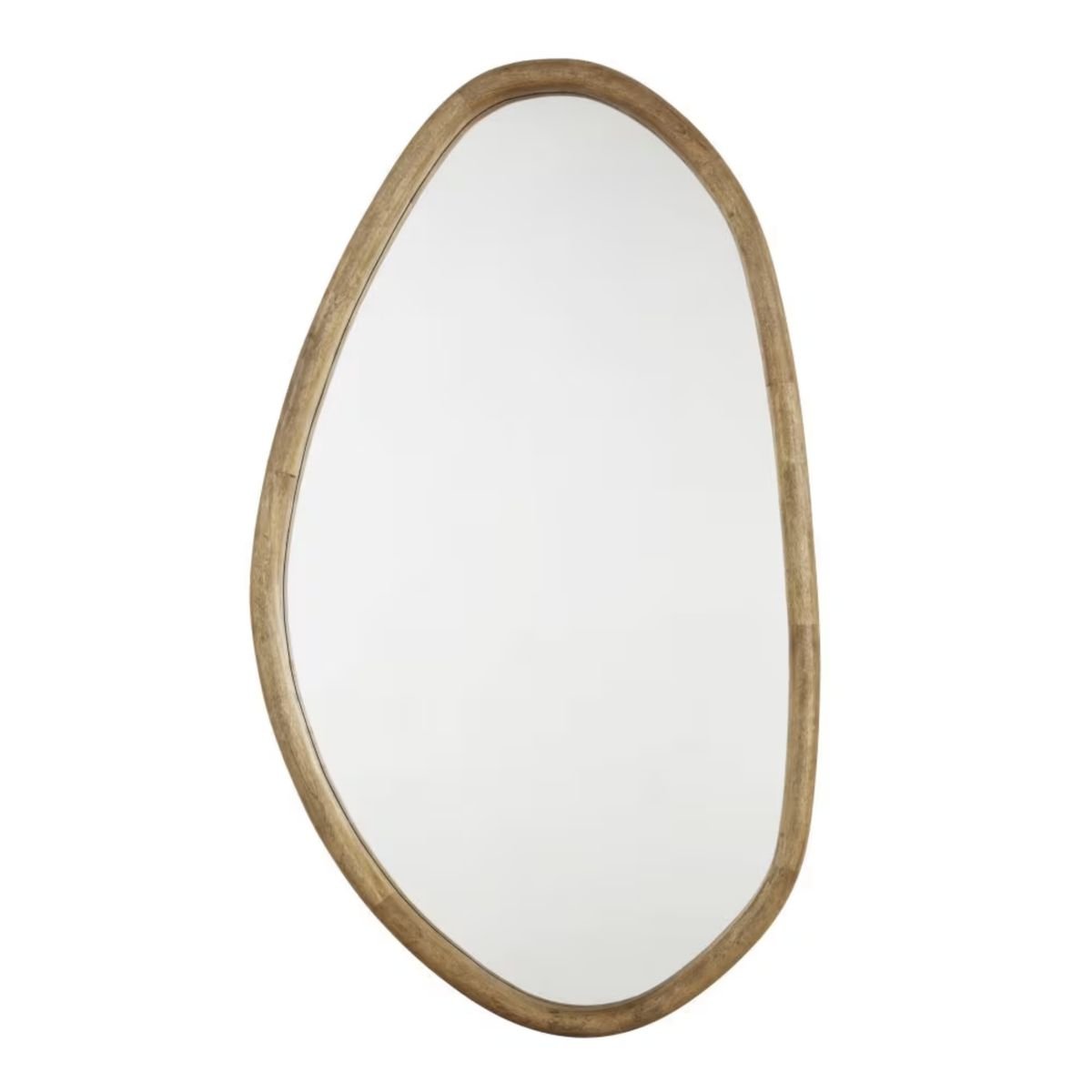 Asymmetrical wall mirror in MDF FACTORY Beige