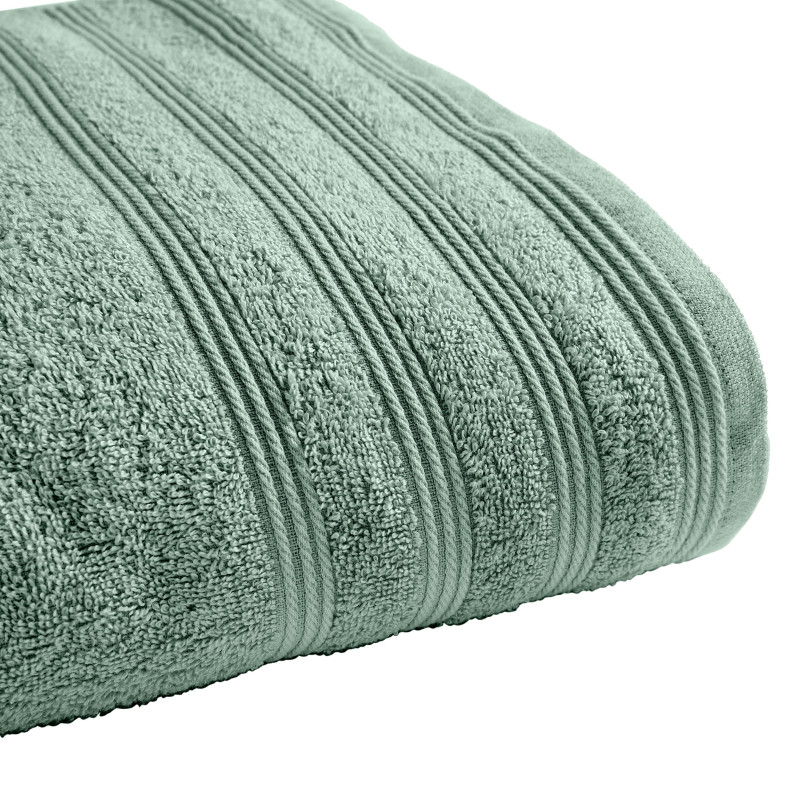 100% combed cotton bath towel Green