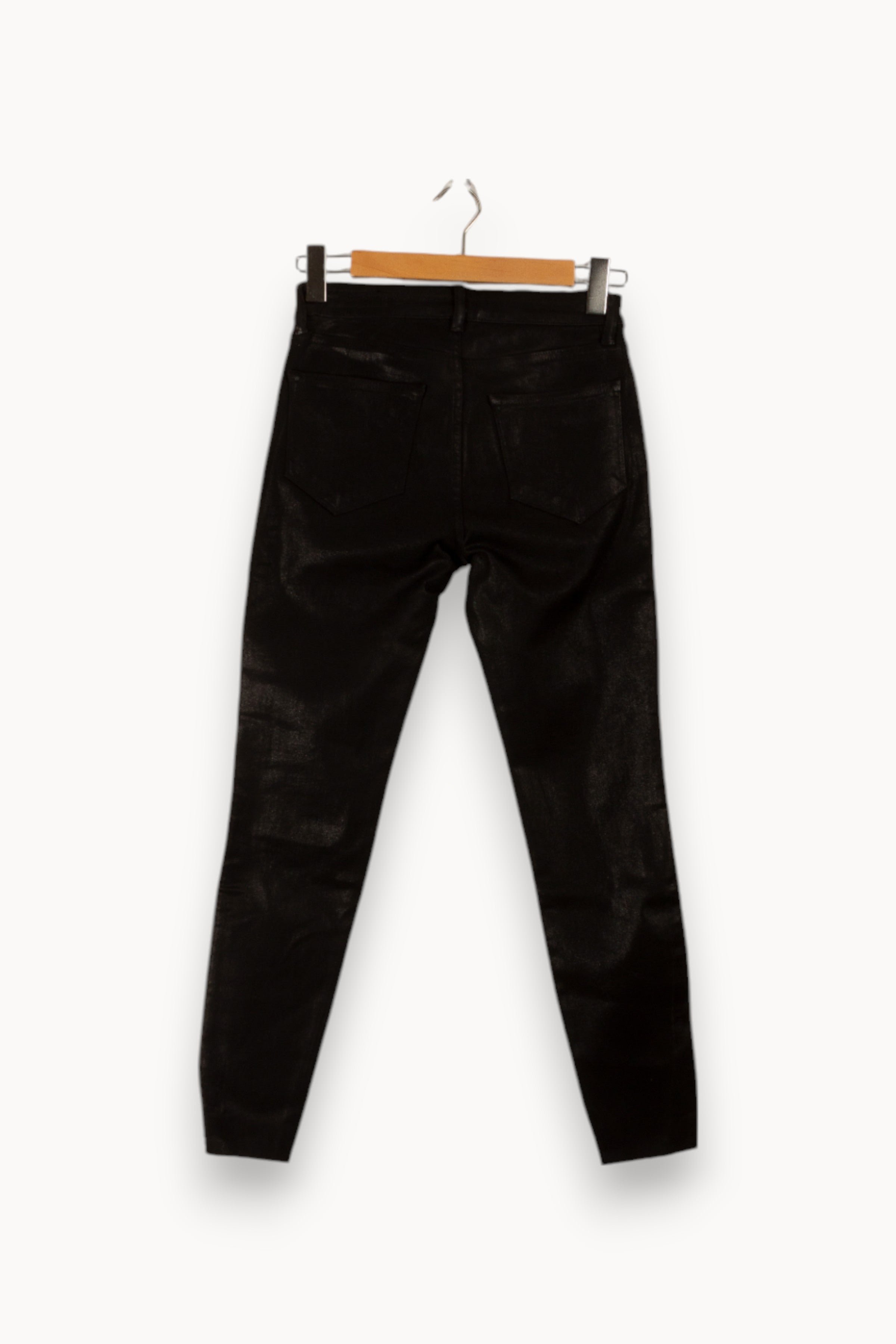 Cropped slim jeans with studs ALLSAINTS - Seconde main Black
