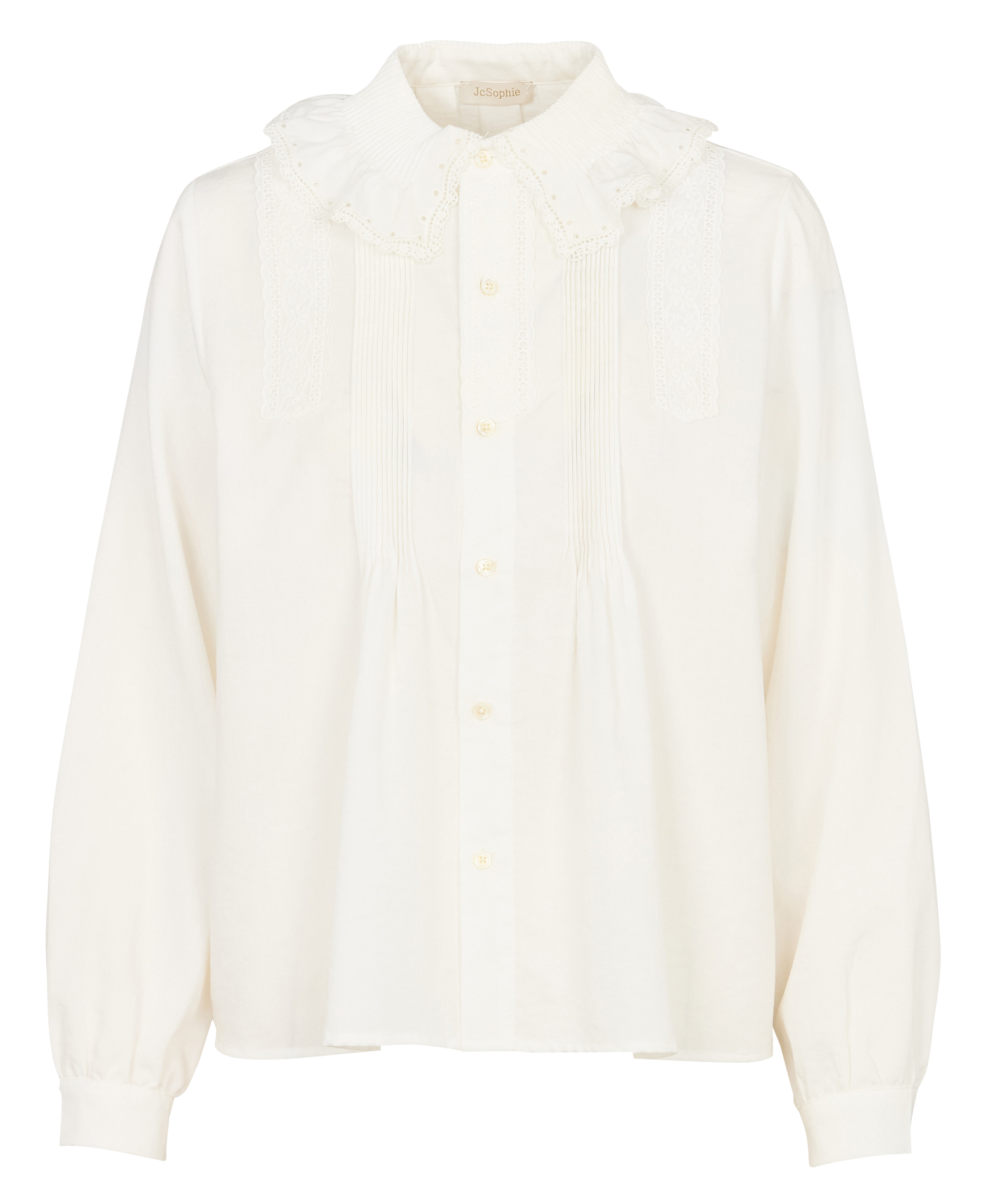 Chemise oversize brodée JC SOPHIE Blanc