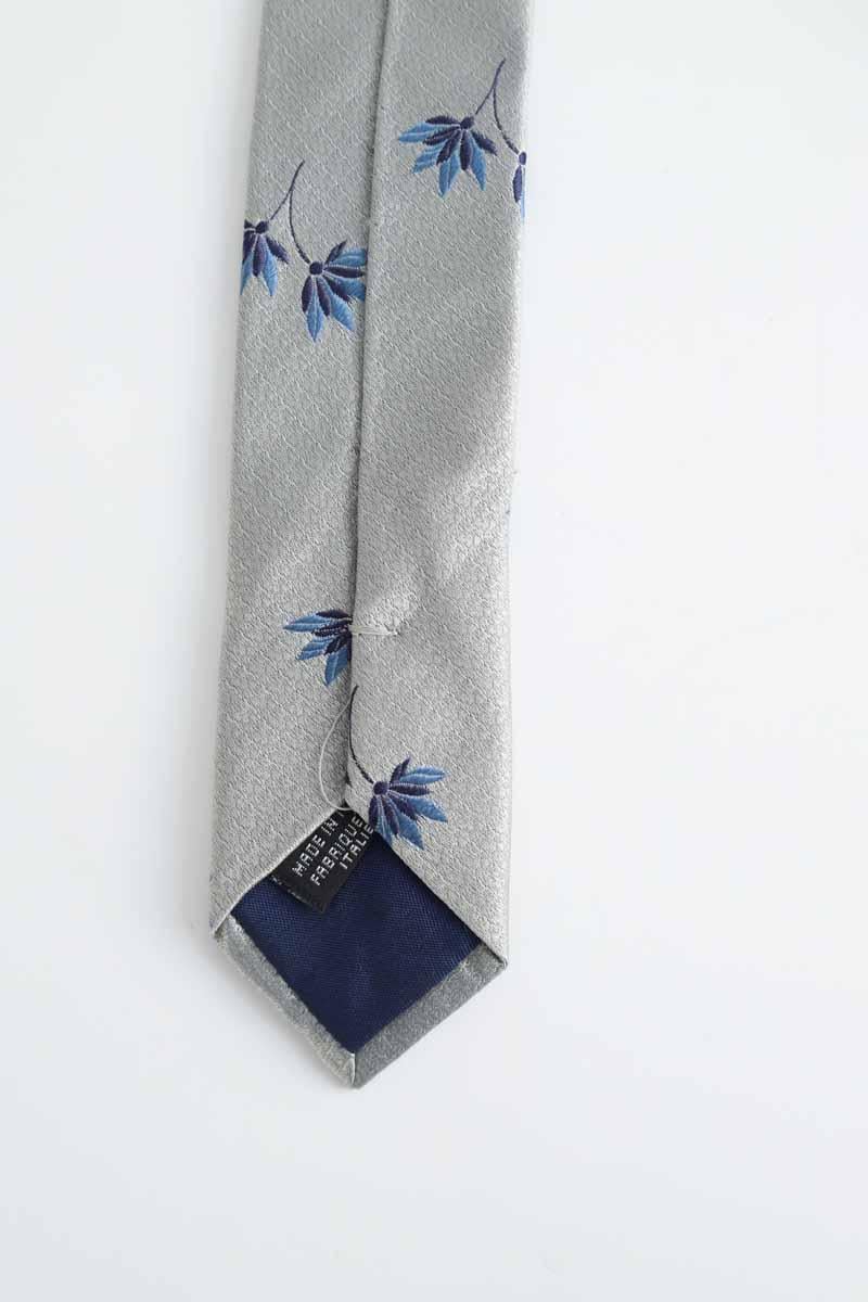Navelli silk tie KENZO - SECONDE MAIN Grey