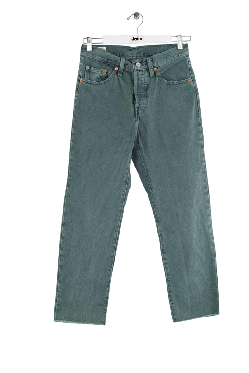 Cotton straight jeans LEVI'S - Seconde main Green