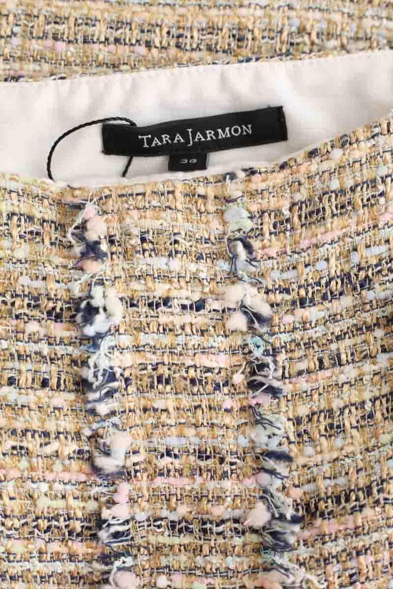 Beige mini skirt TARA JARMON - Seconde Main Beige