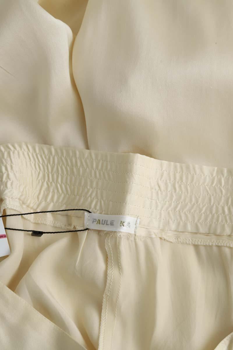 Beige straight leg trousers PAULE KA - Seconde main Beige