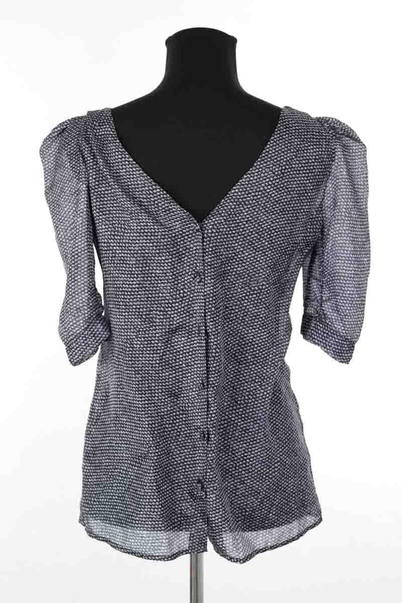 Silk blouse TARA JARMON - Seconde Main Black