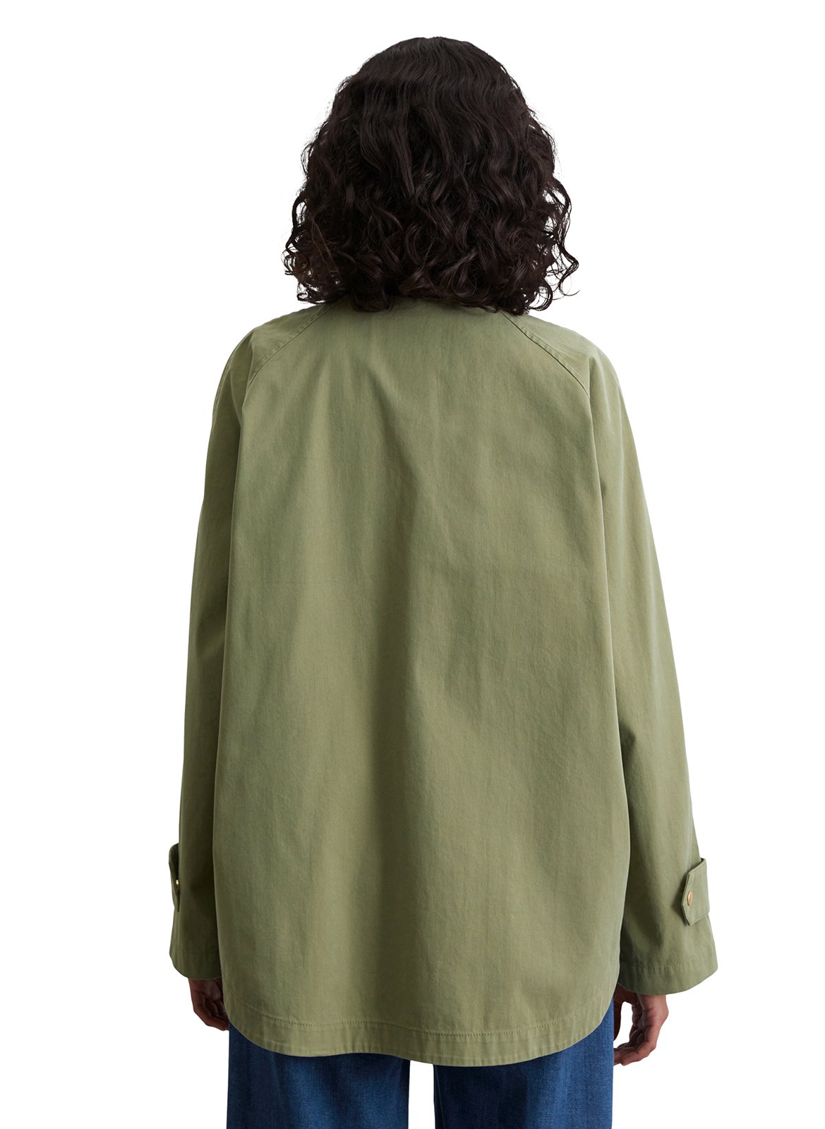 Veste col classique en coton mélangé MARC O&#039;POLO Vert