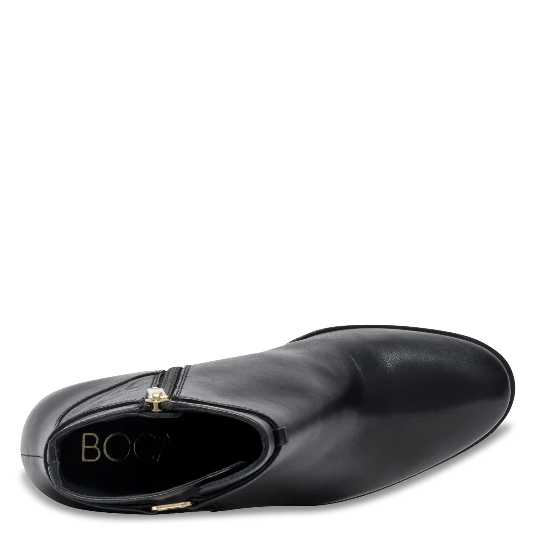 Bottines à lanières fantaisies en cuir BOCAGE Noir