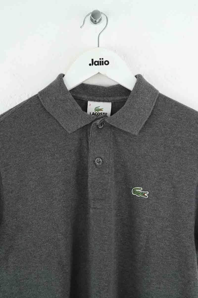 Cotton polo shirt LACOSTE - SECONDE MAIN Grey