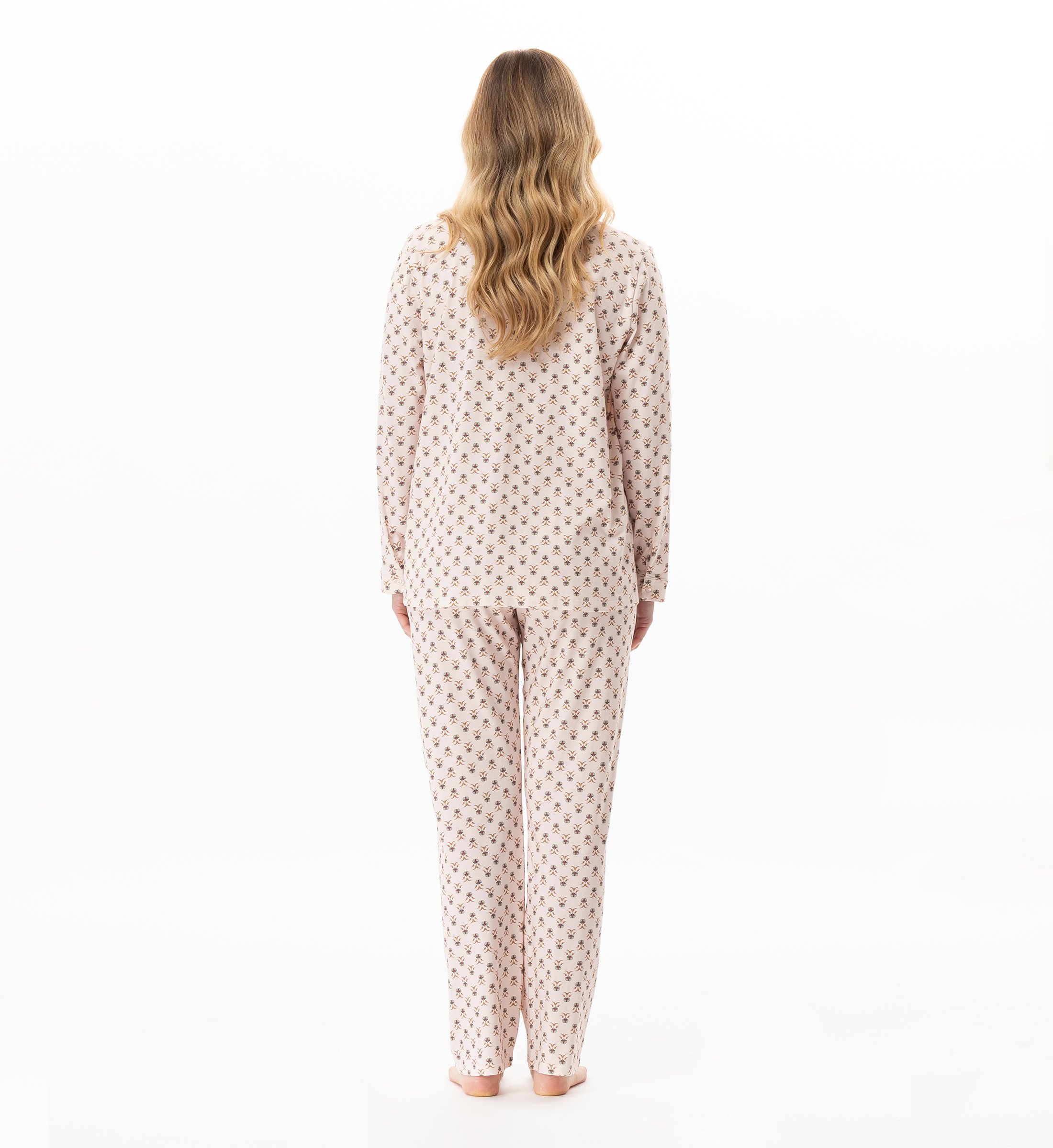 Buttoned cotton modal pajamas LE CHAT Multicolored