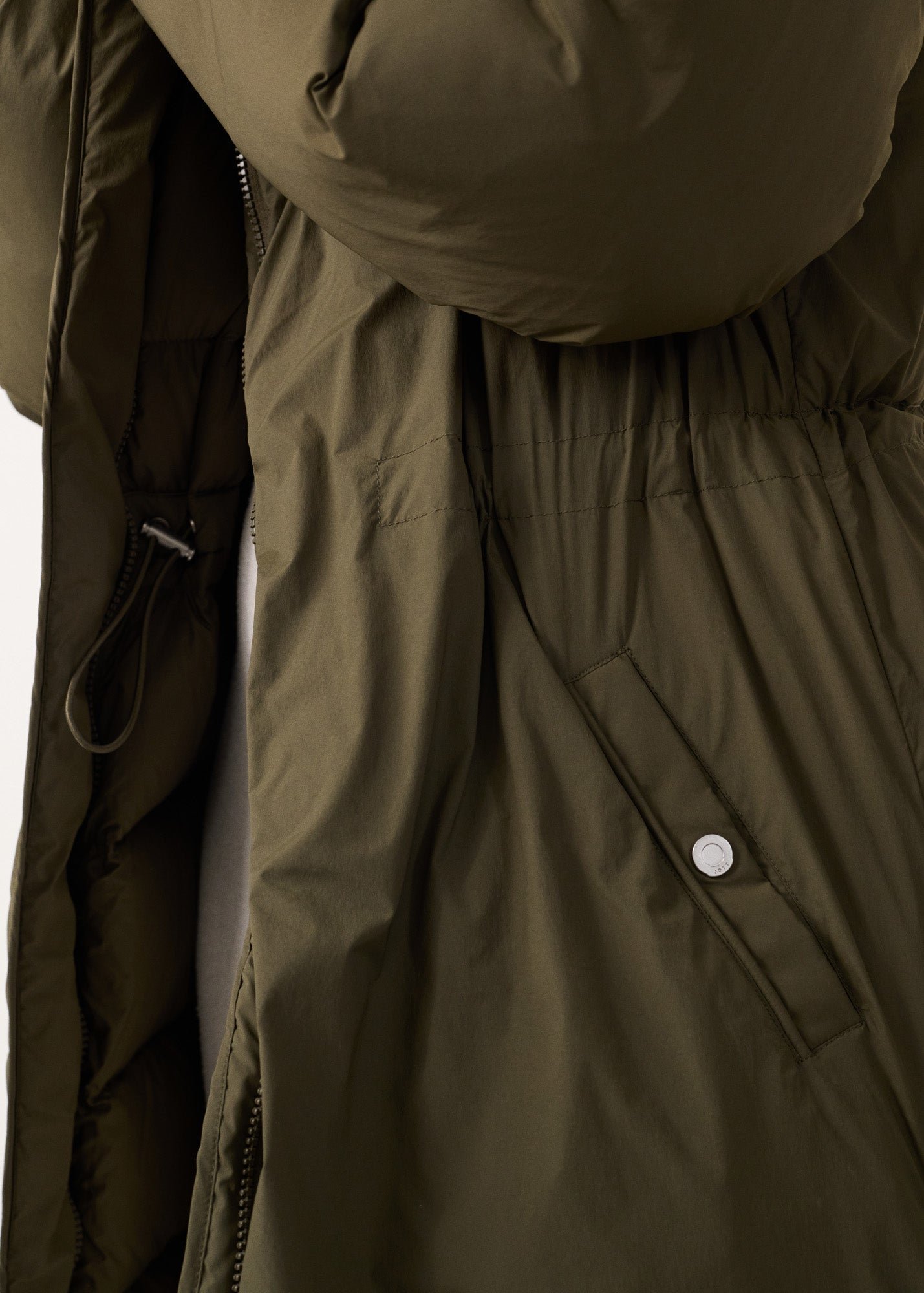 Long stretch padded coat for extreme cold - Brooke JOTT Green