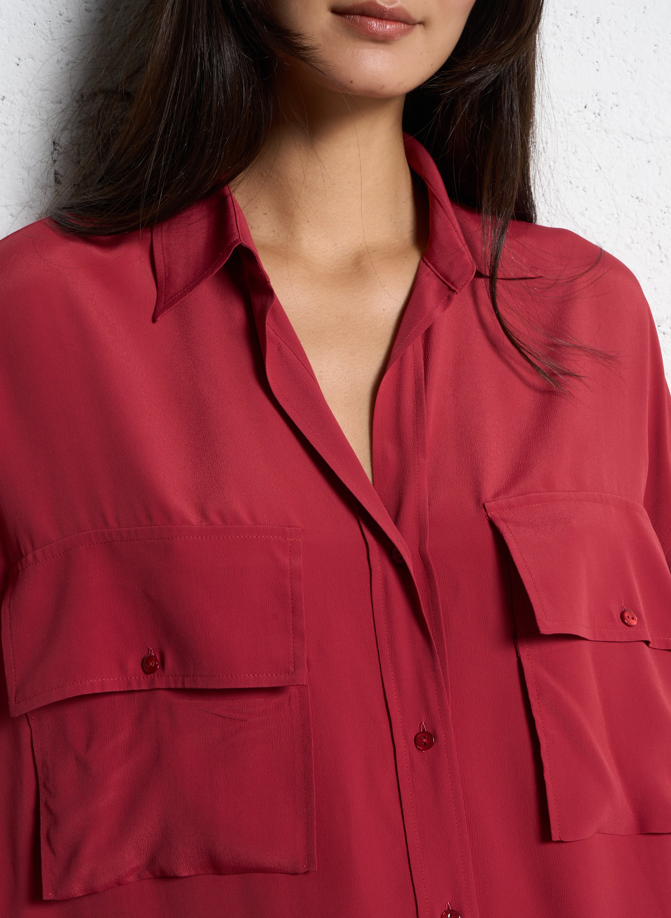 Chemise col classique  MOMONI Orange