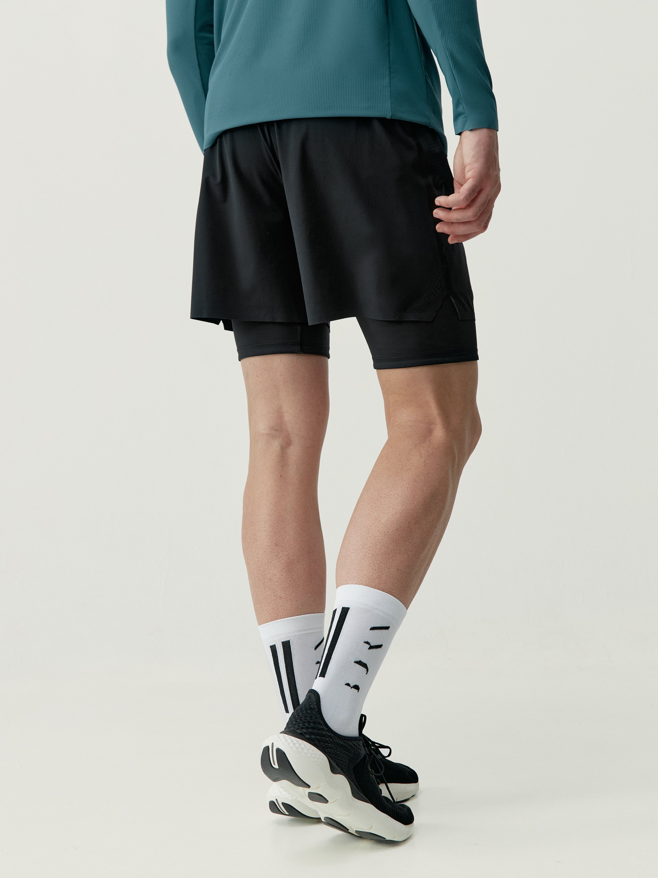 Men's Training Sports Shorts BORN LIVING YOGA Black