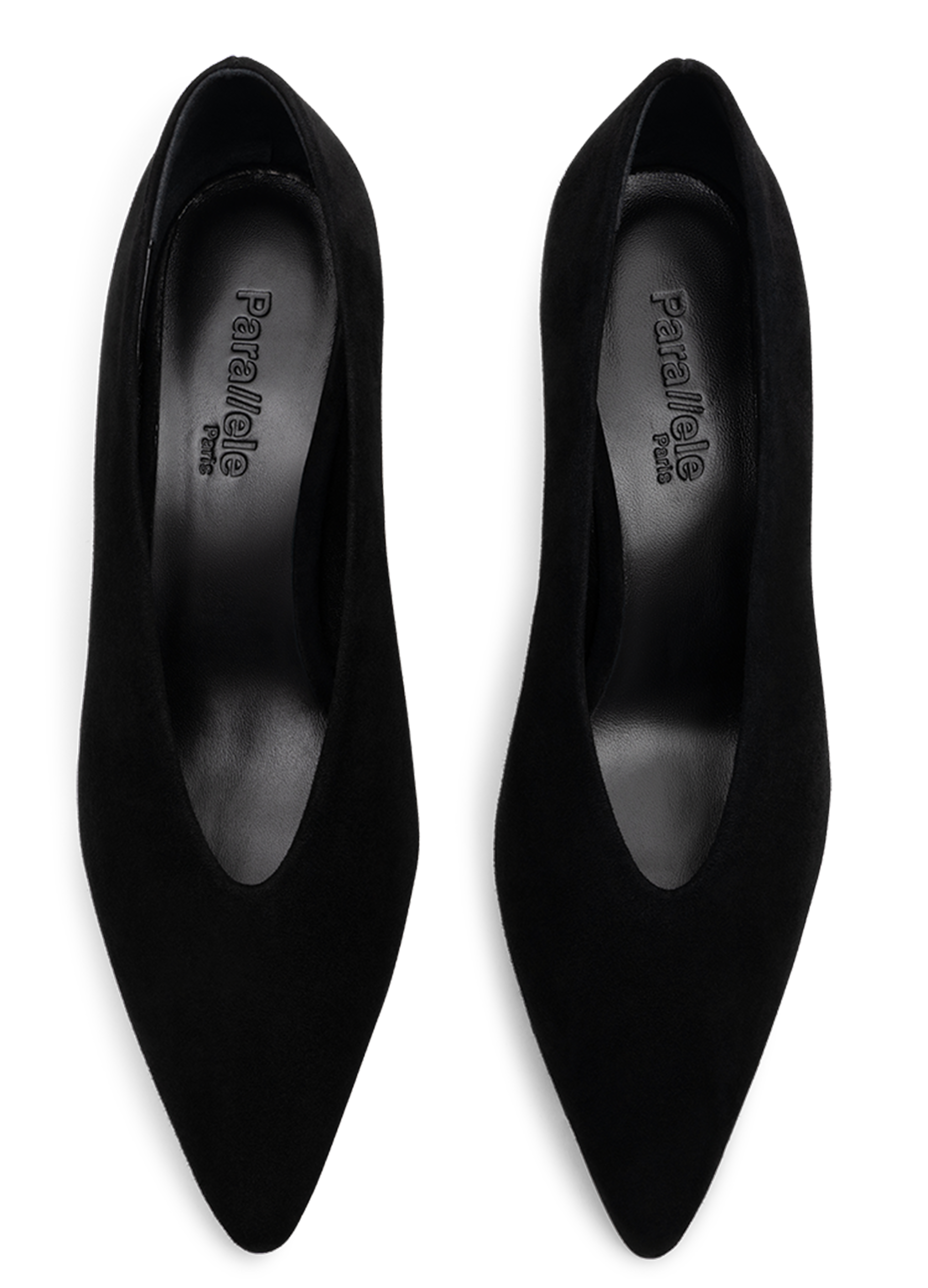 Black goat leather pumps PARALLELE PARIS Black