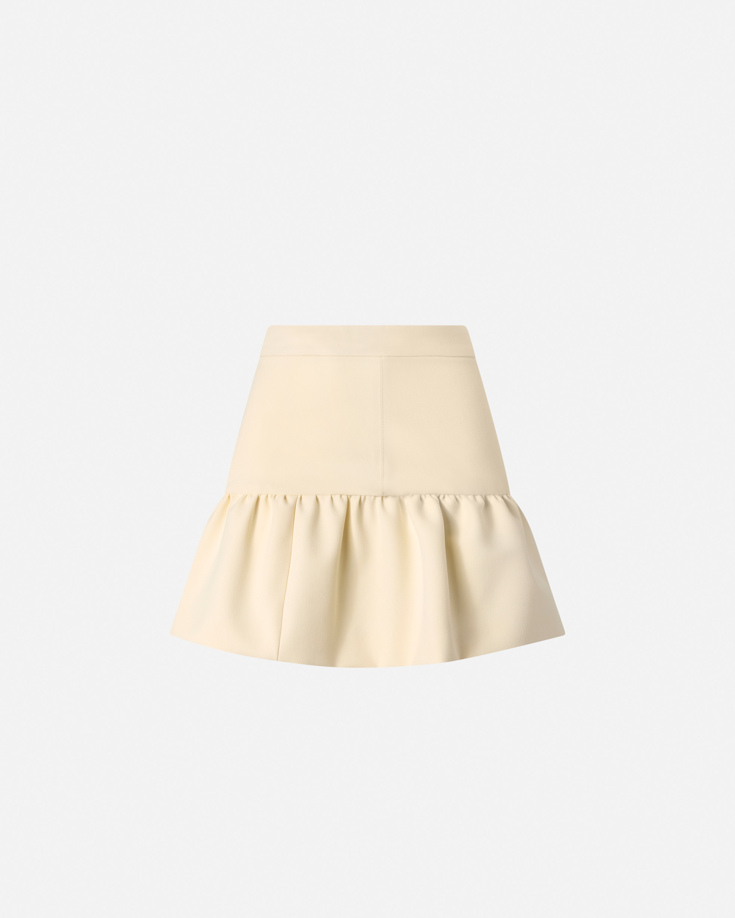 Flounced mini skirt  PINKO White
