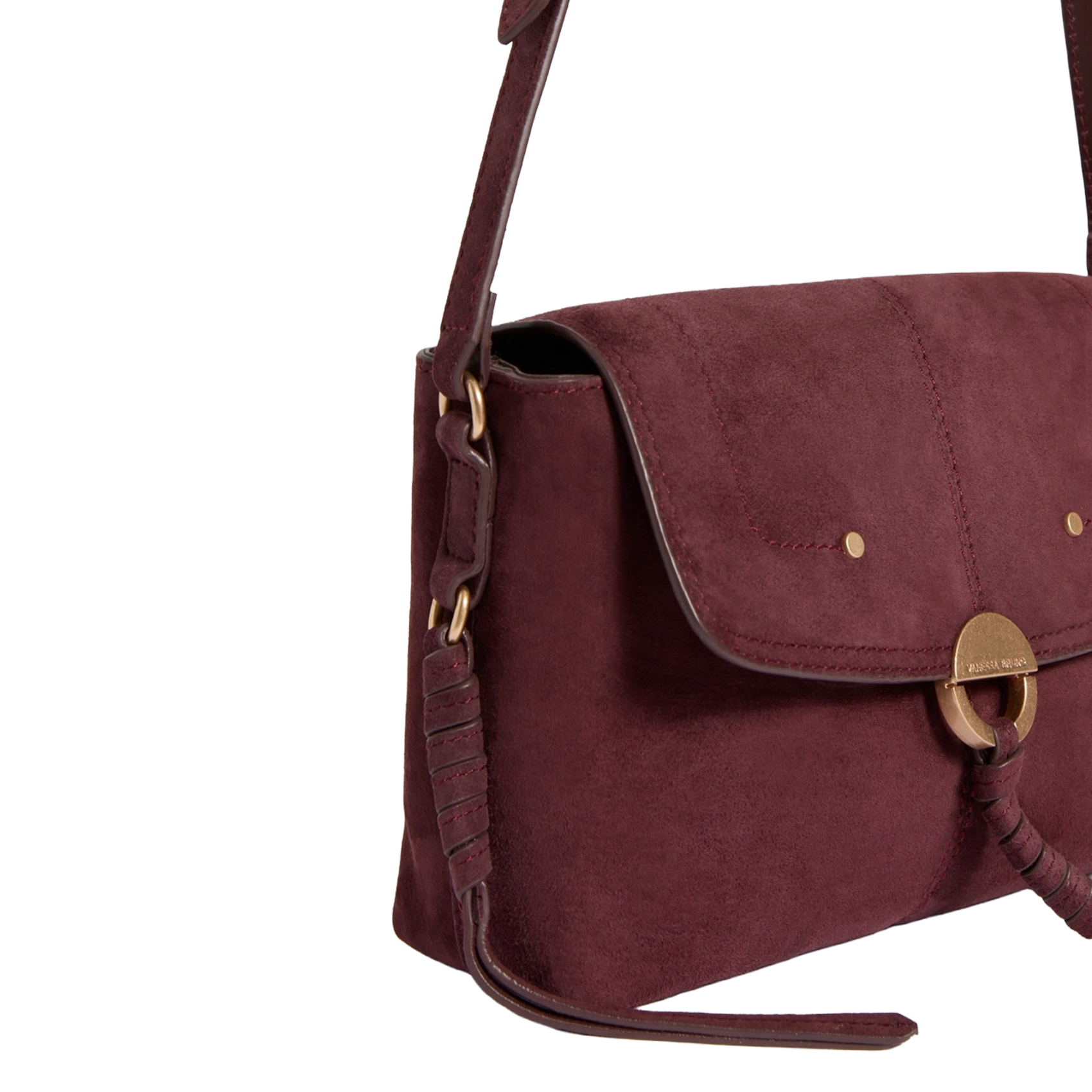 Dori leather shoulder bag VANESSA BRUNO Pink