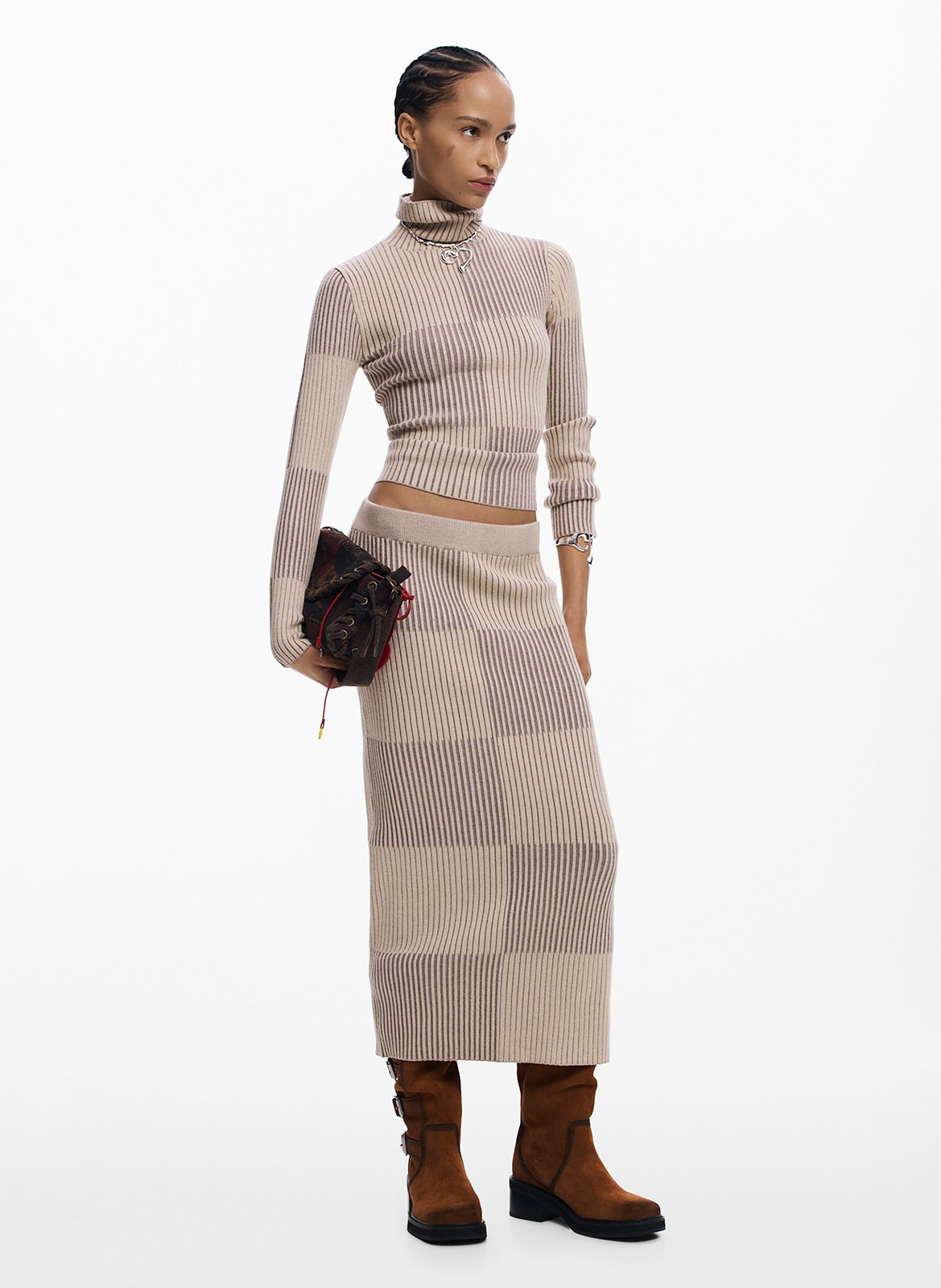 Sac à main en coton imprimé  DESIGUAL Multicolore