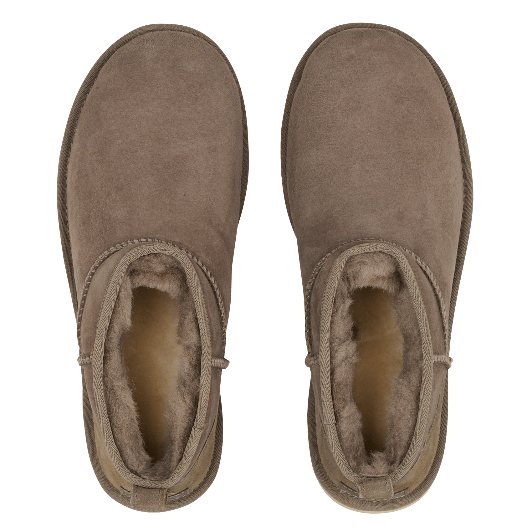 Gevoerde, suède enkellaarzen Groen